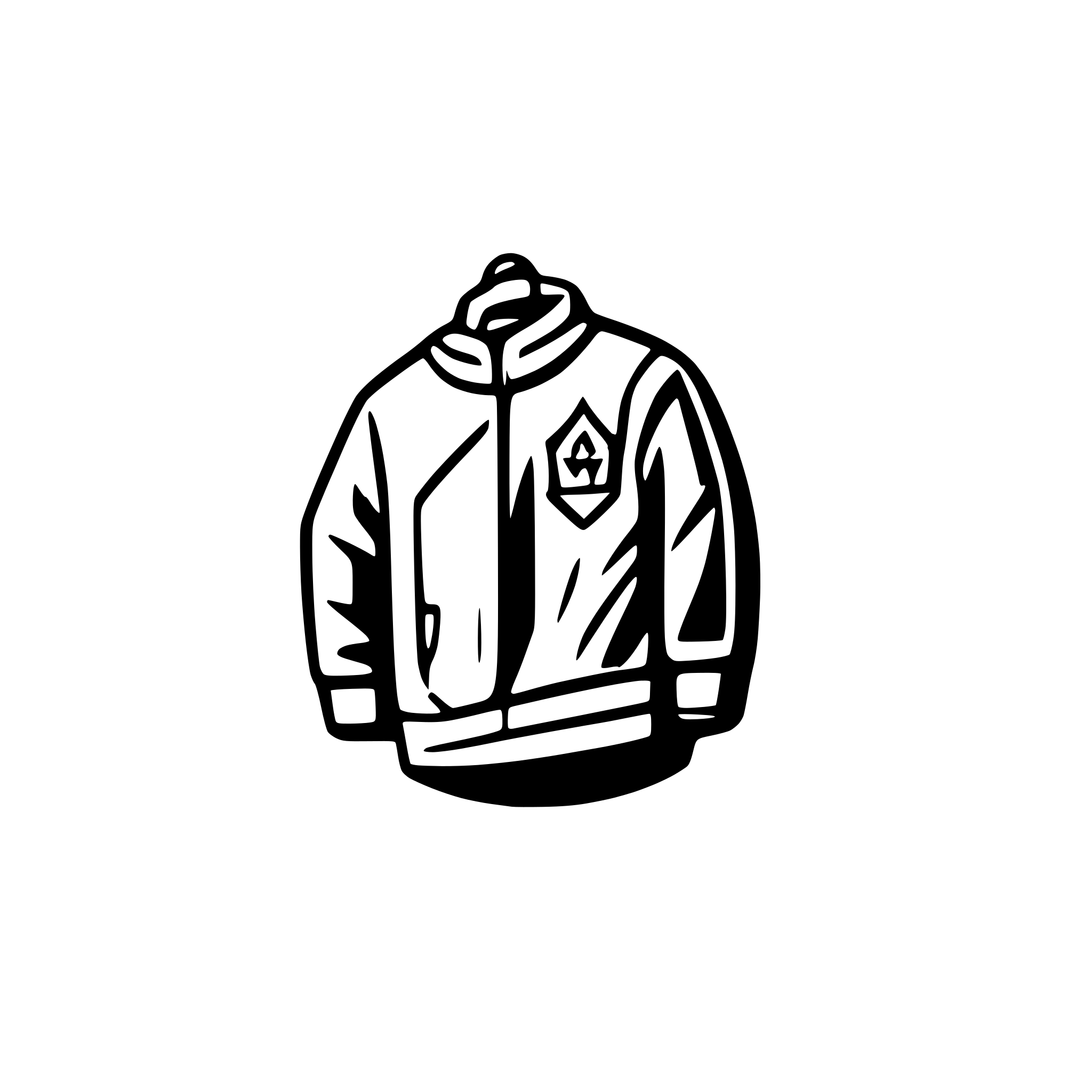 AI-generated SVG of a logo for clothing webstore