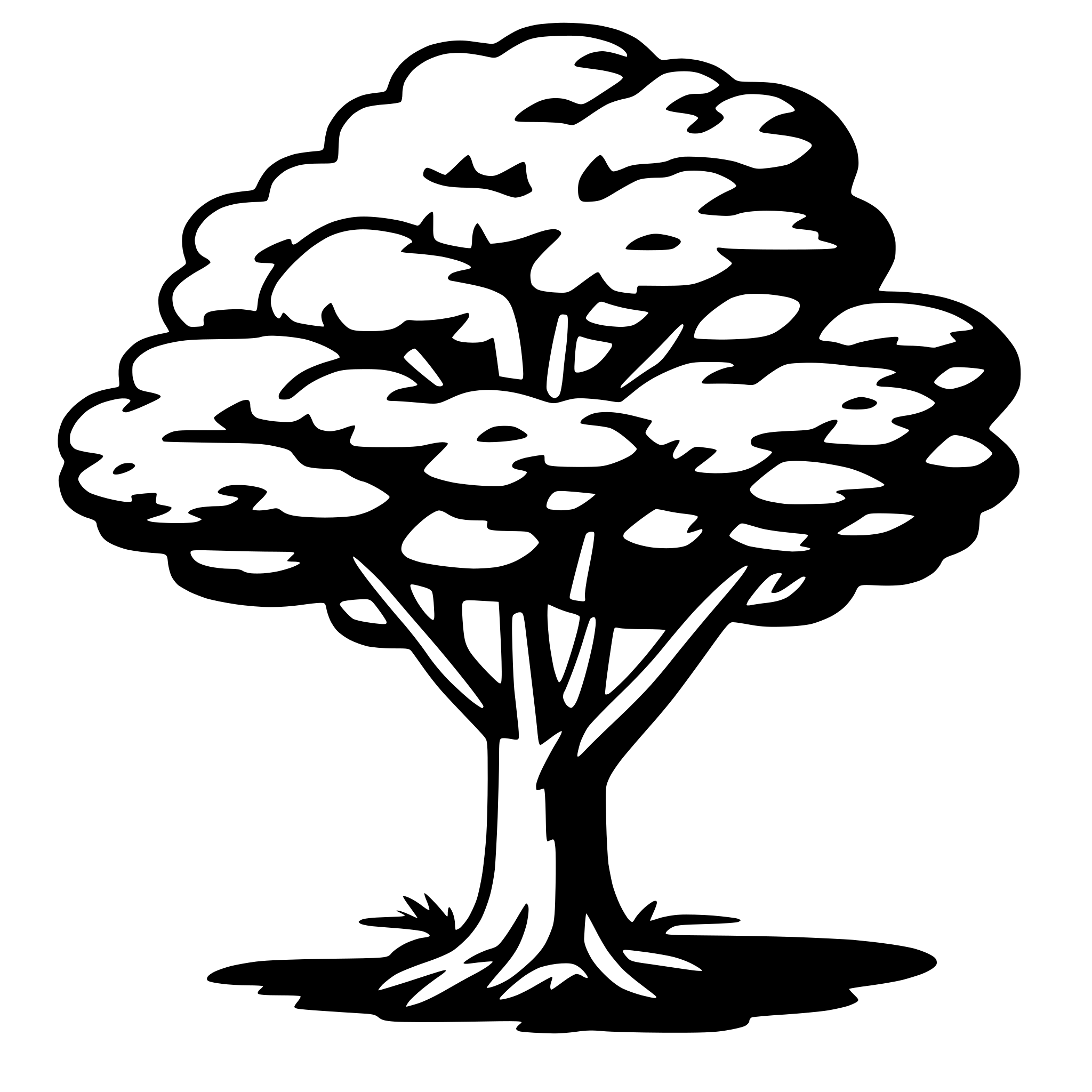 AI-generated SVG of a tree