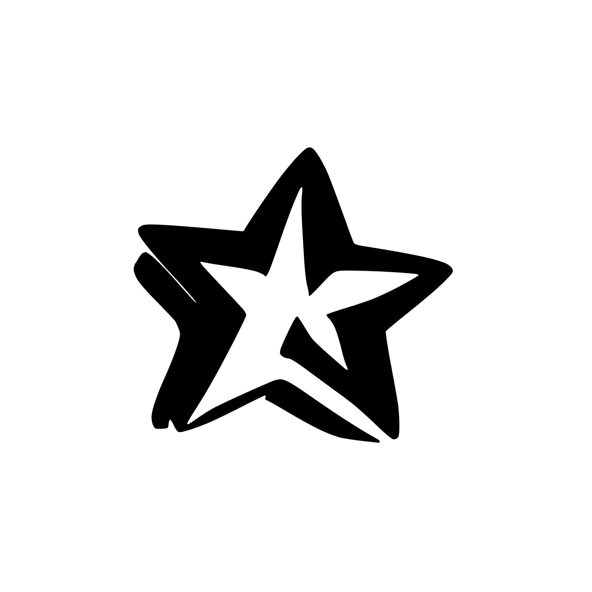 AI-generated SVG of a star