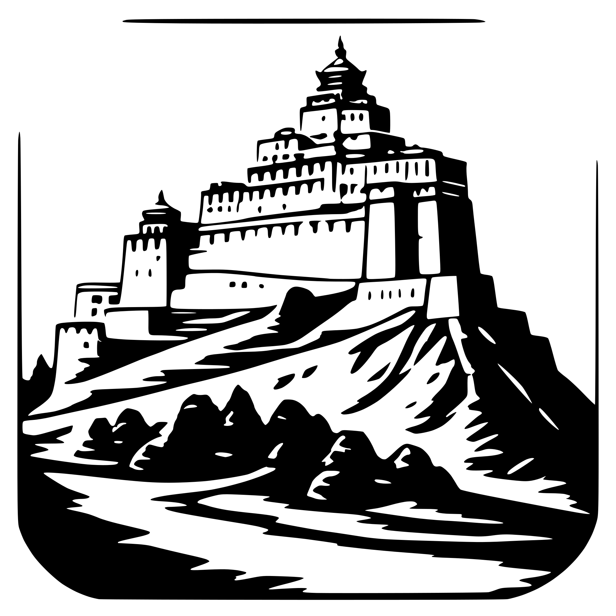 AI-generated SVG of 'potala'