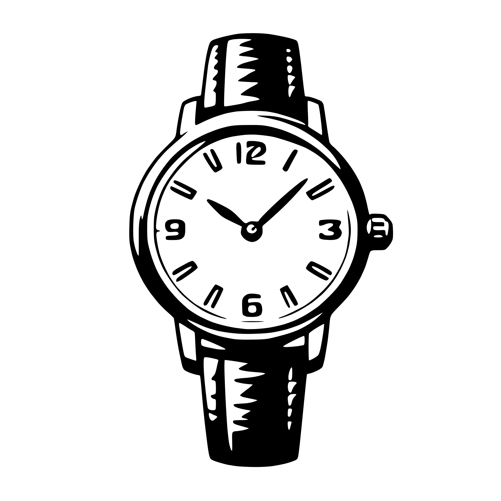 AI-generated SVG of 'watch'