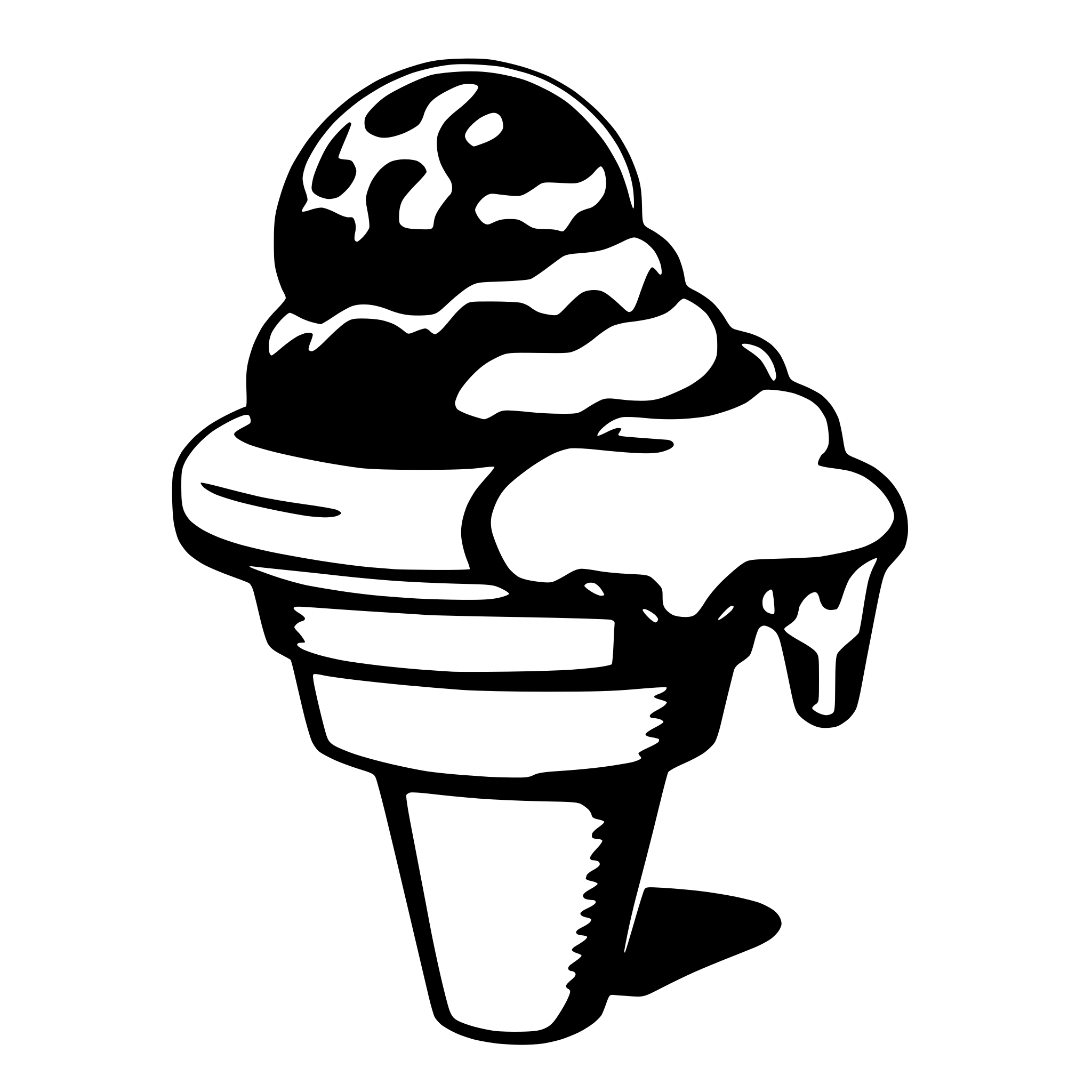 AI-generated SVG of a ice cream