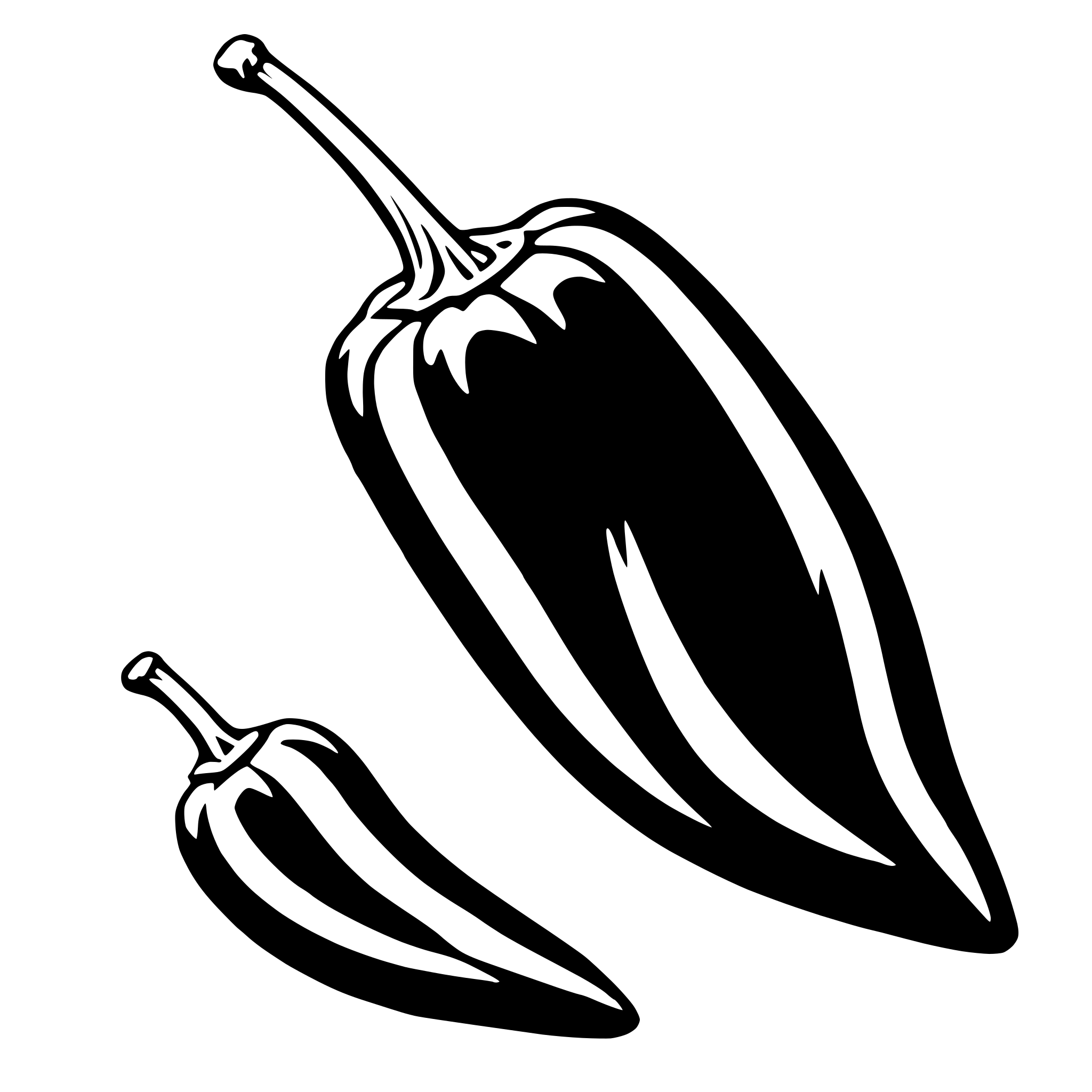 AI-generated SVG of a chili pepper