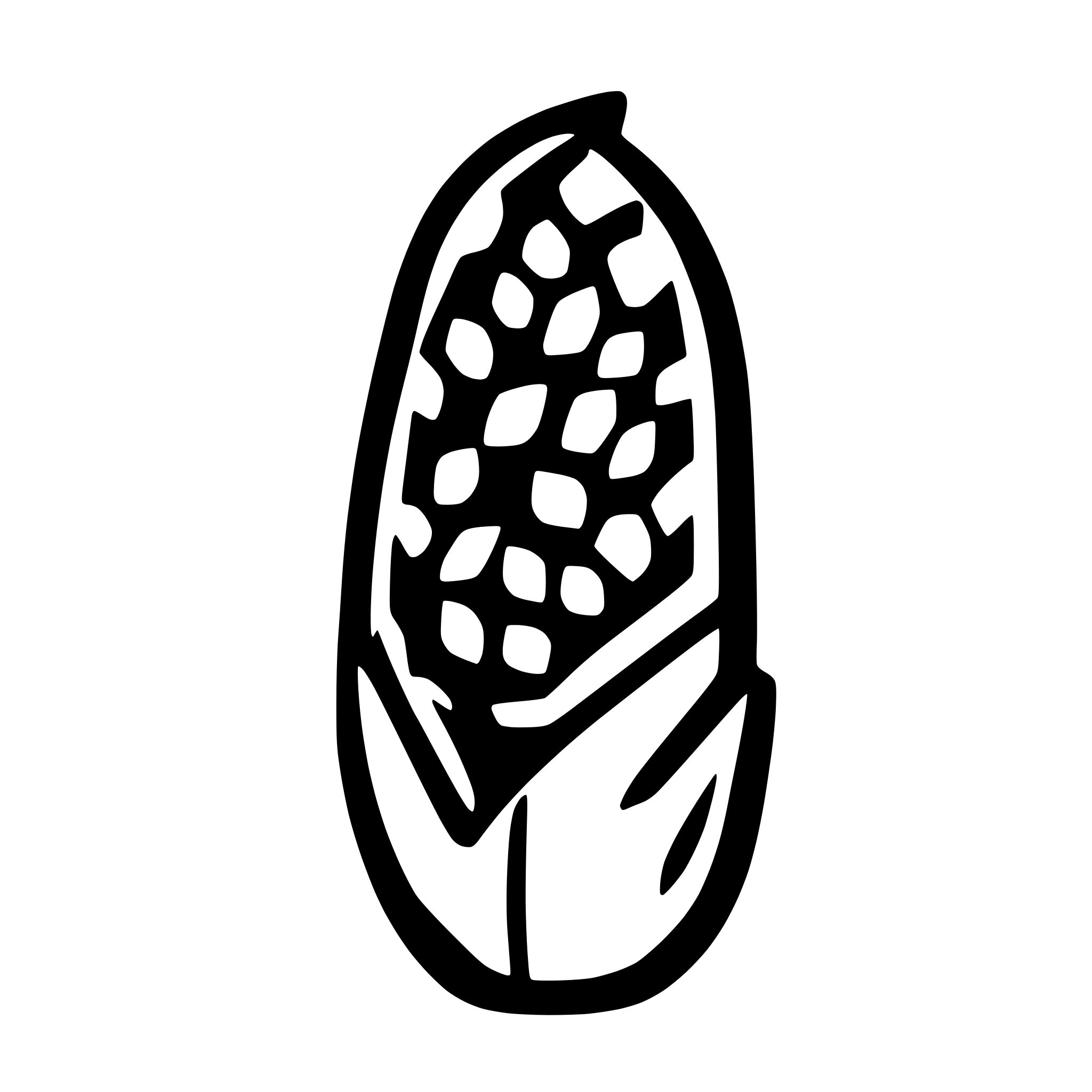 AI-generated SVG of a corn
