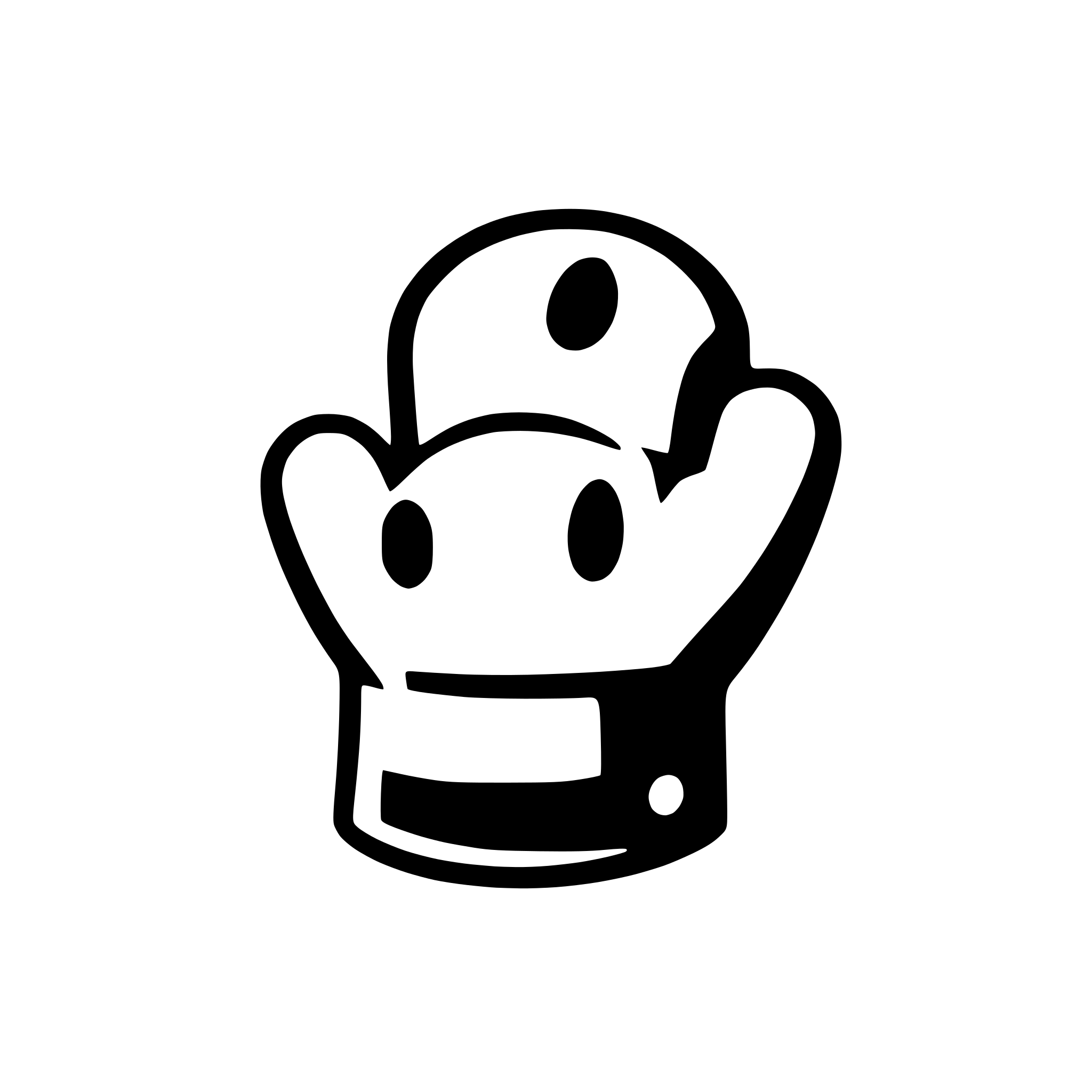 AI-generated SVG of 'mickey mouse glove'
