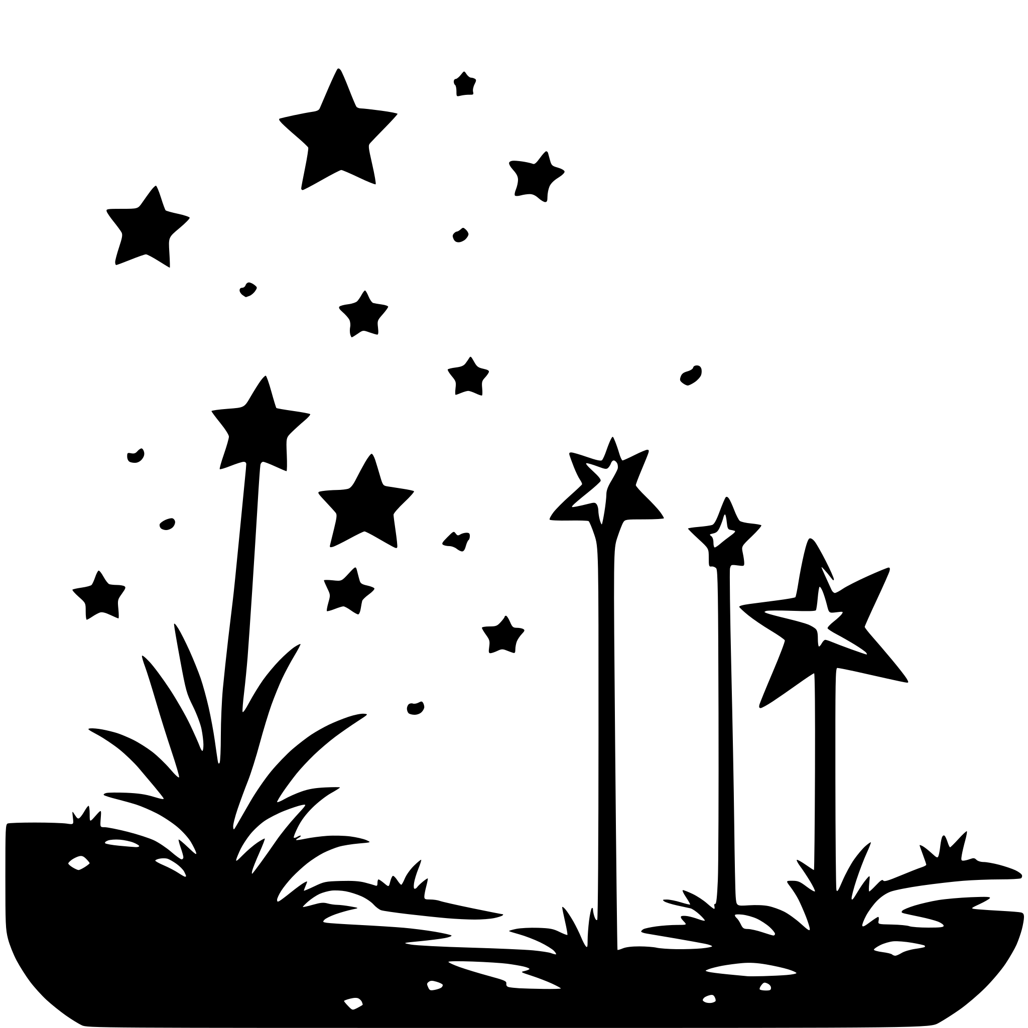 AI-generated SVG of a shooting stars