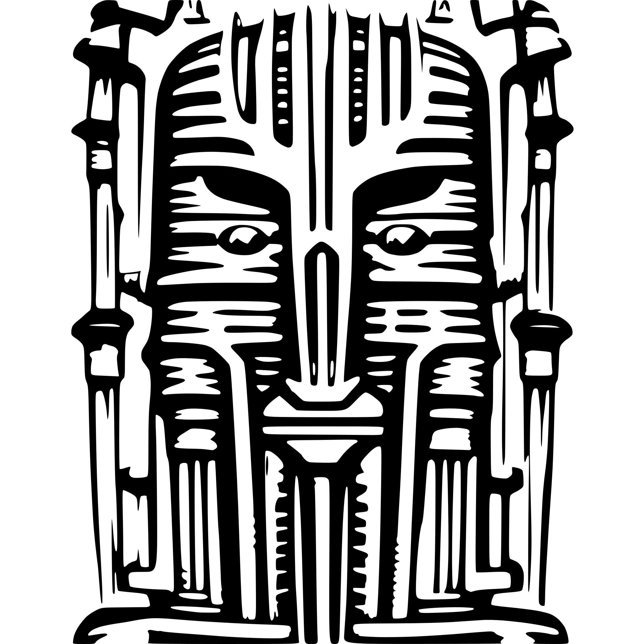 AI-generated SVG of 'alien giger exoskeleton pattern texture'