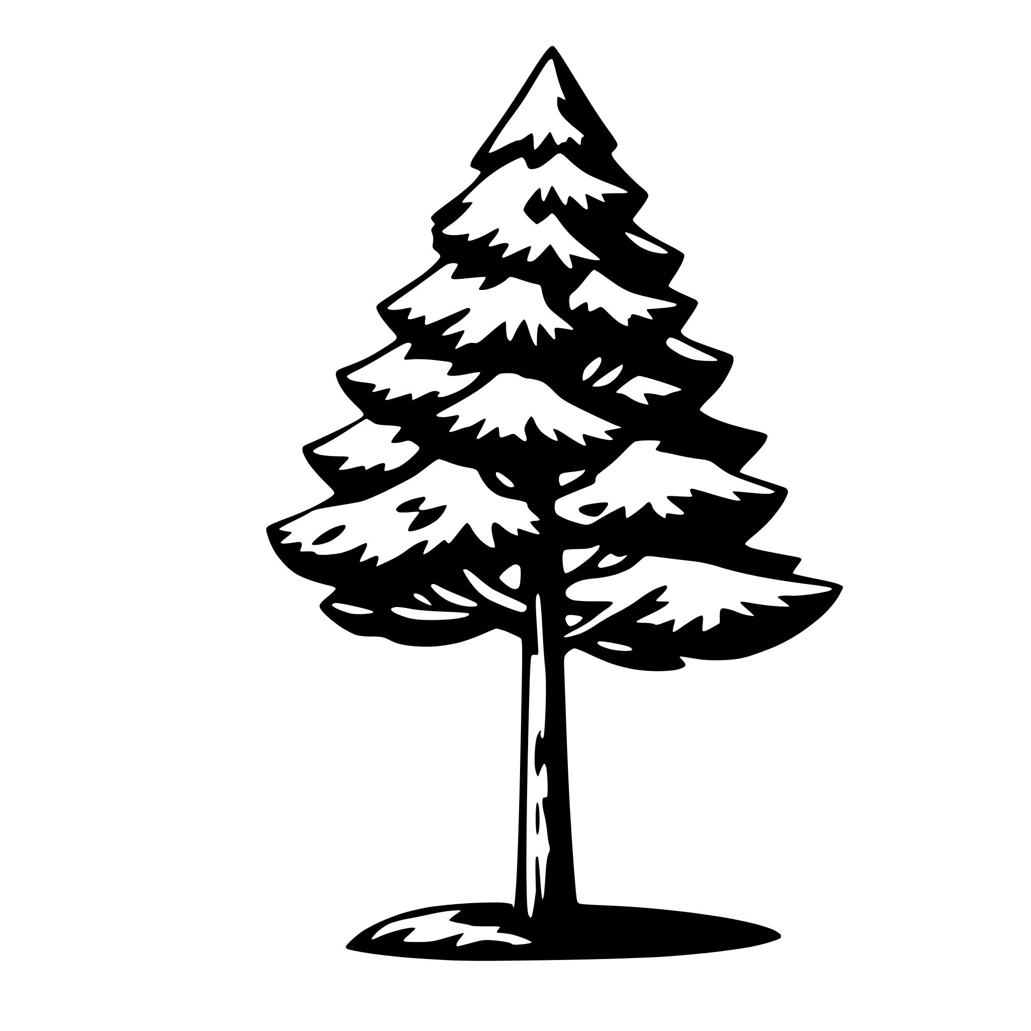 AI-generated SVG of a PINE TREE SIMPLE