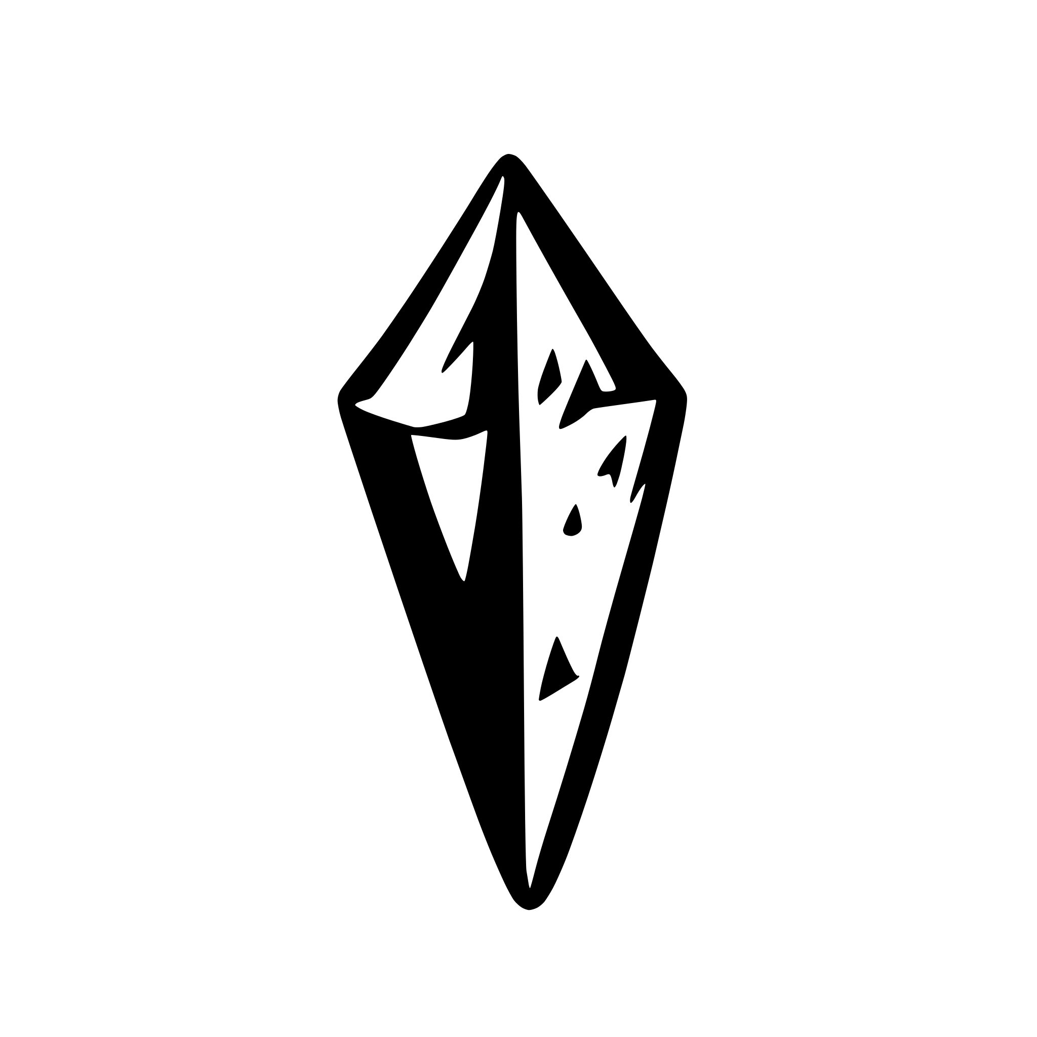 AI-generated SVG of 'Cursed Black Alloy Shard'