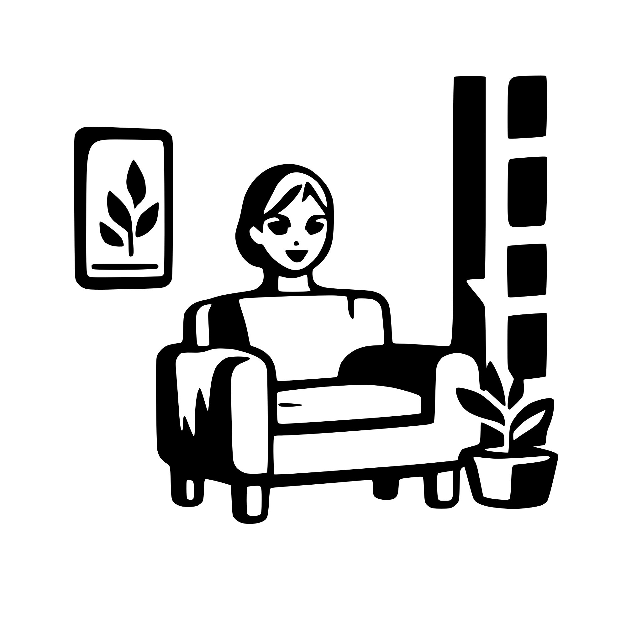 AI-generated SVG of a create an icon for living room