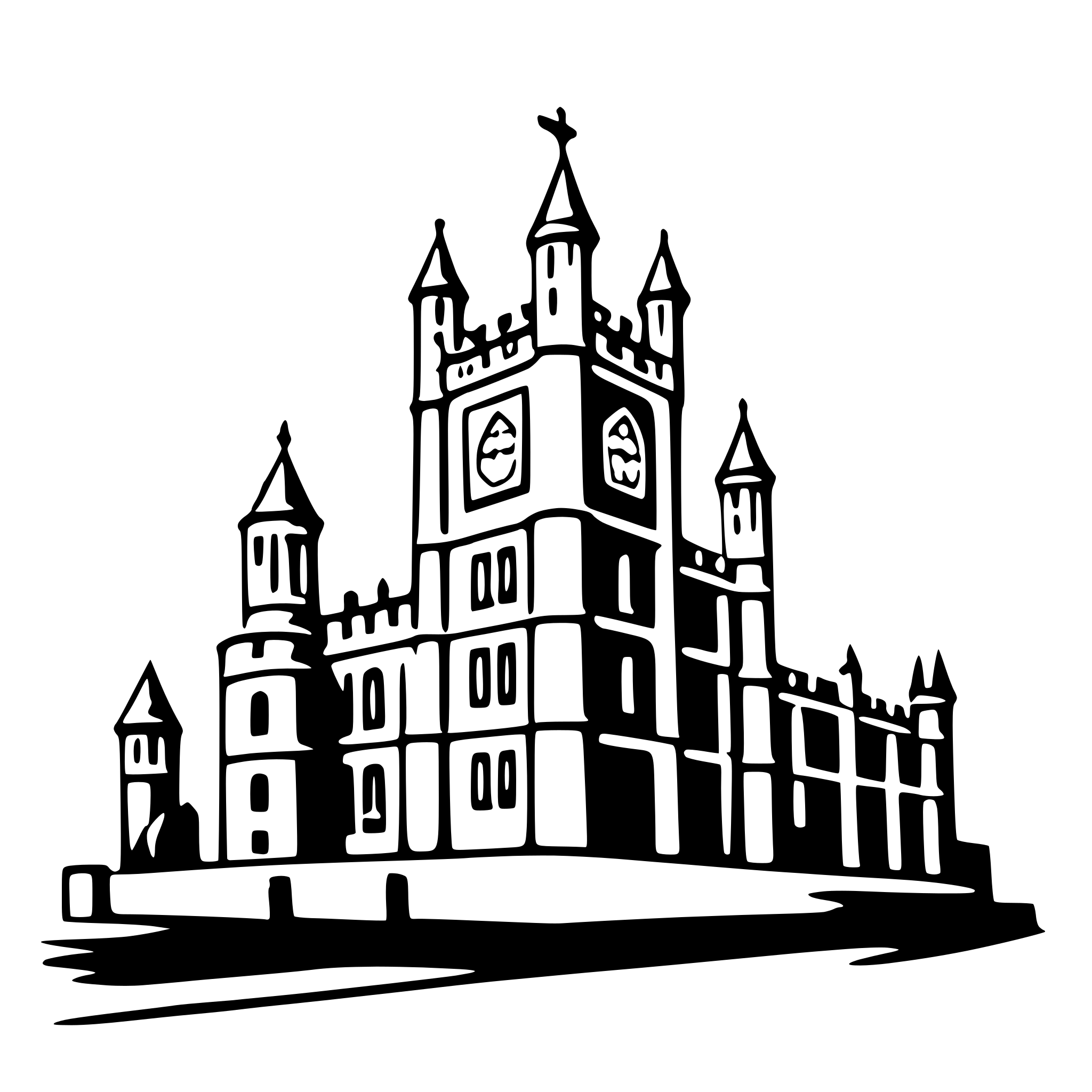 AI-generated SVG of 'palace of westminster'