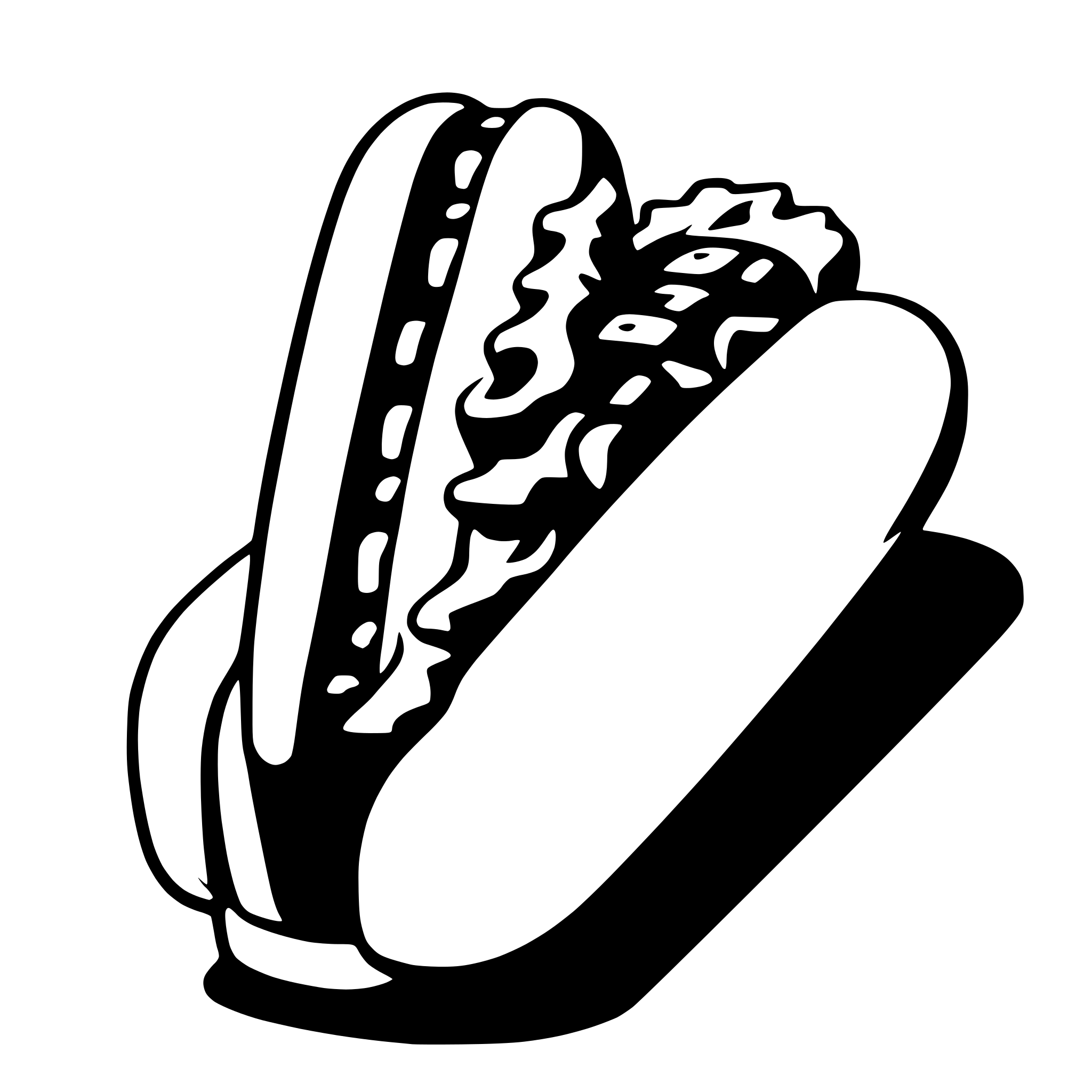 AI-generated SVG of 'hot dog'