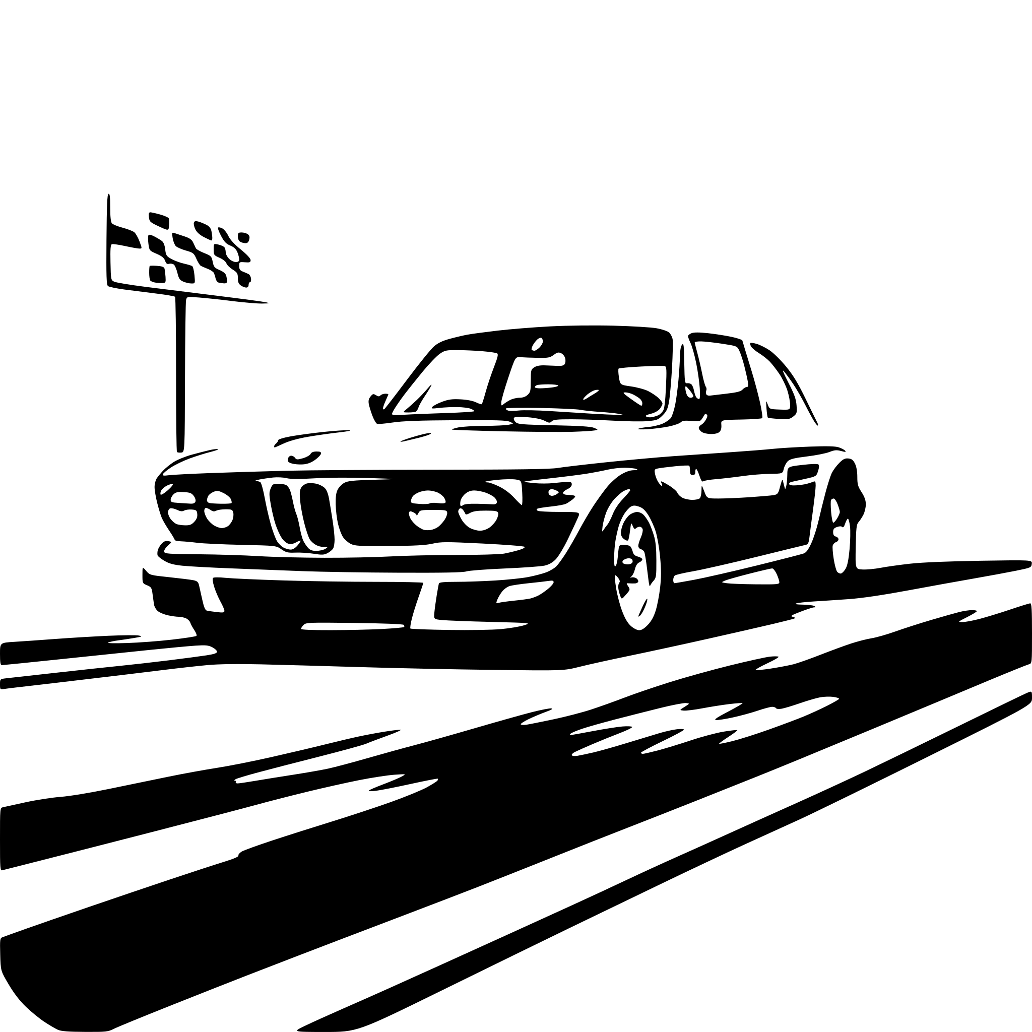 AI-generated SVG of a A BMW car crossing the finish line in a race. The finish line is the main focus of the image. The scene is dynamic but minimalistic, with no background, no shadows, and a clean, simple style. AI-generated SVG of a A BMW car crossing the finish line in a race. The finish line is the main focus of the image. The scene is dynamic but minimalistic, with no background, no shadows, and a clean, simple style.