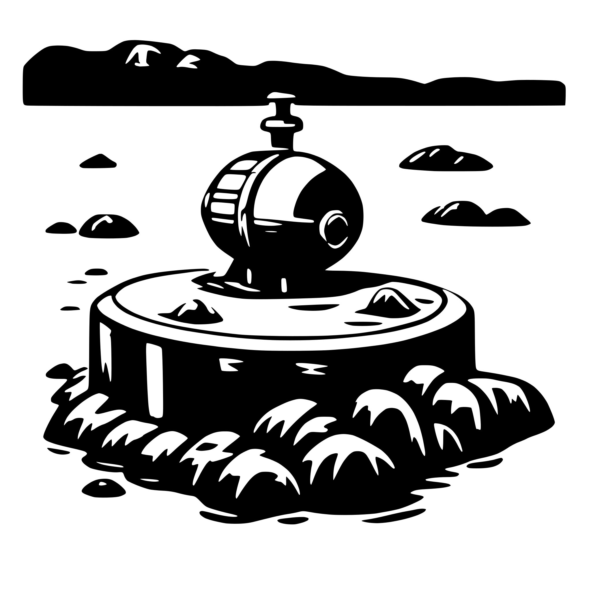 AI-generated SVG of a SEA MINES