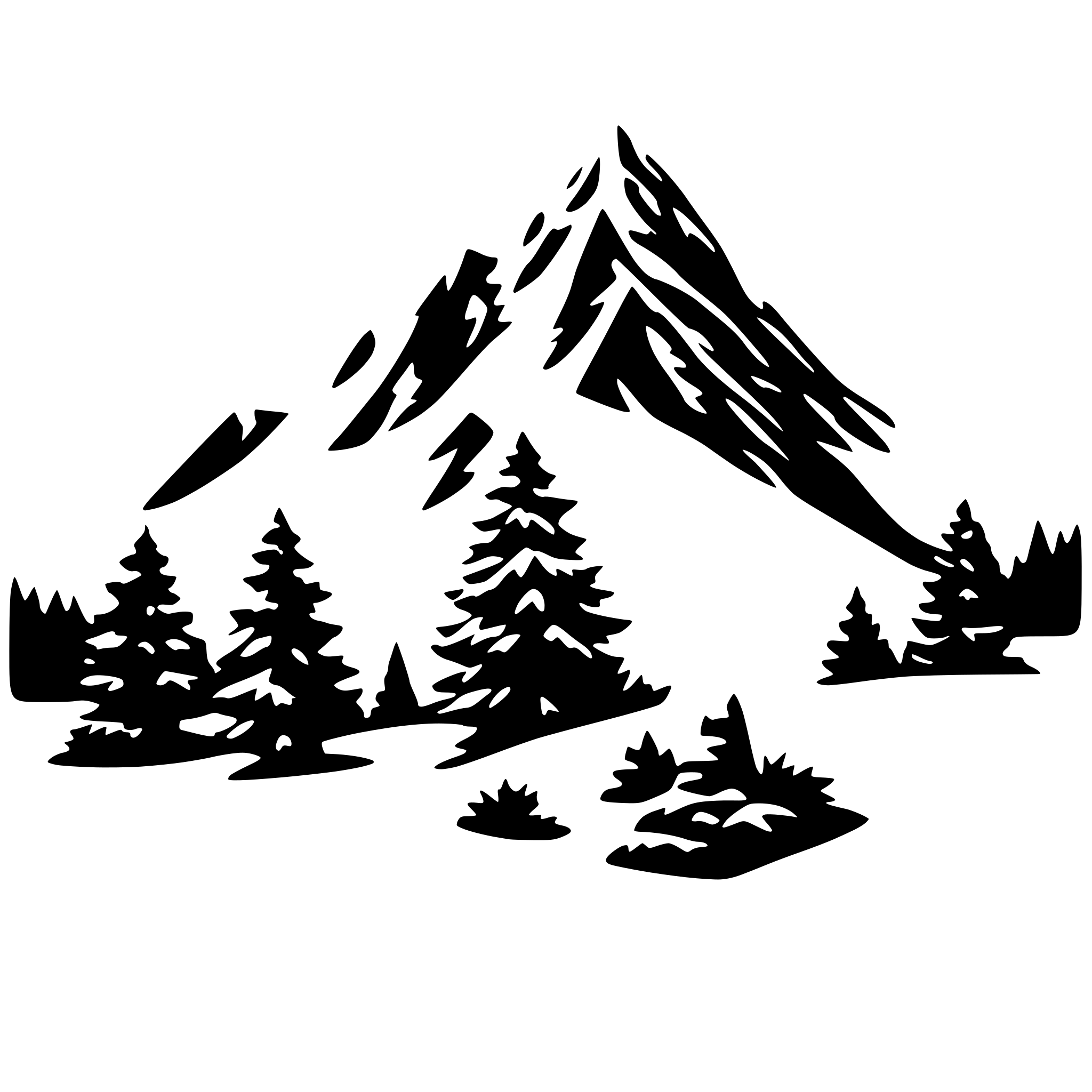 AI-generated SVG of 'a peak covered by snow'