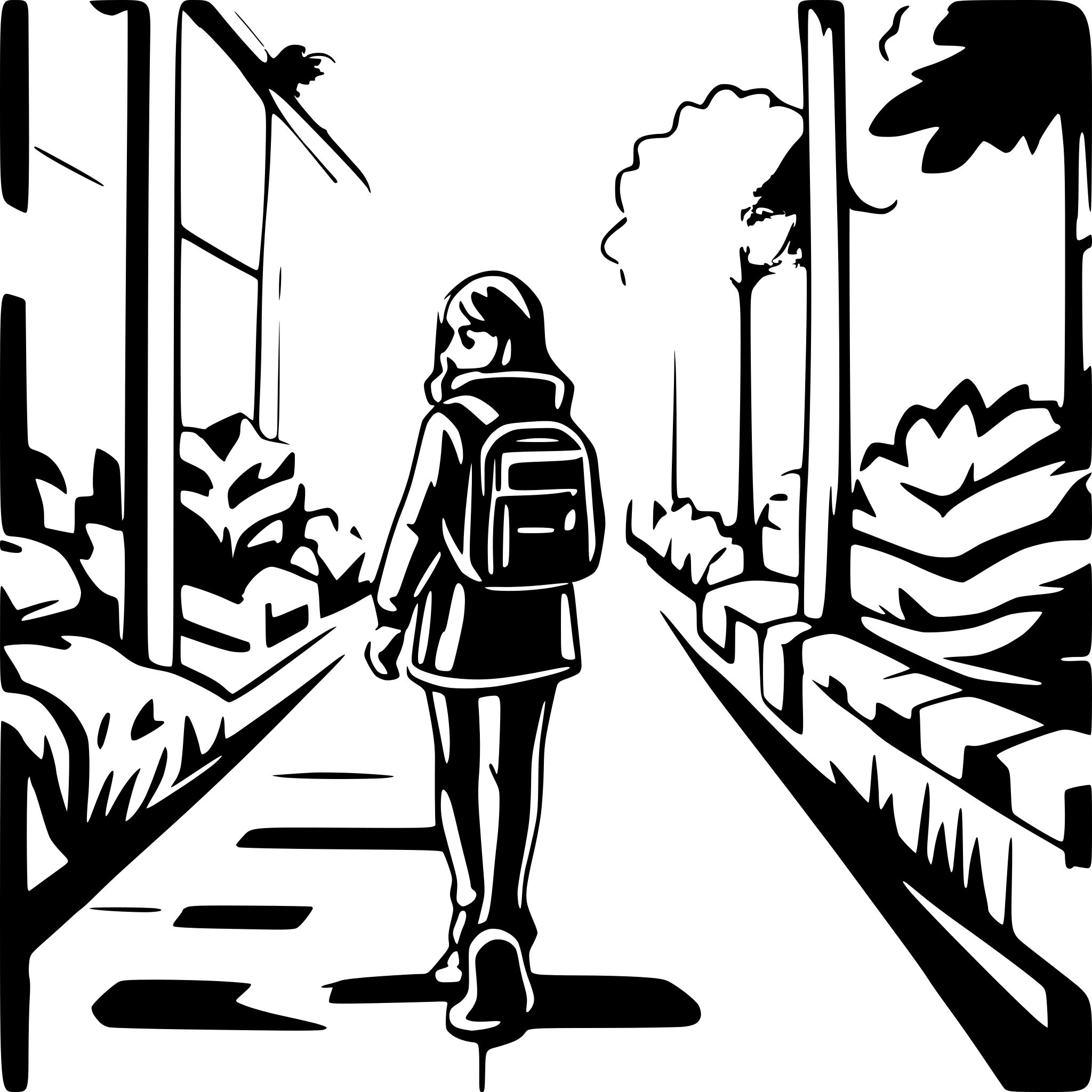 AI-generated SVG of a Pedestrian Movement: Dedicated walkways, shaded pathways, and green corridors ensure pedestrian safety and comfort.