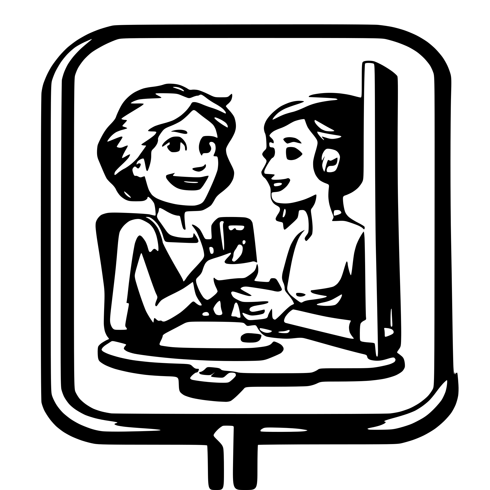 AI-generated SVG of a app chat in phoneMobile chat app