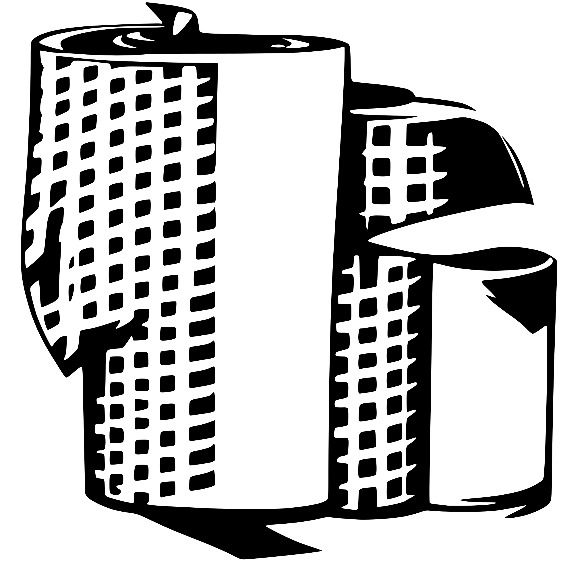 AI-generated SVG of 'wrapping roll paper'