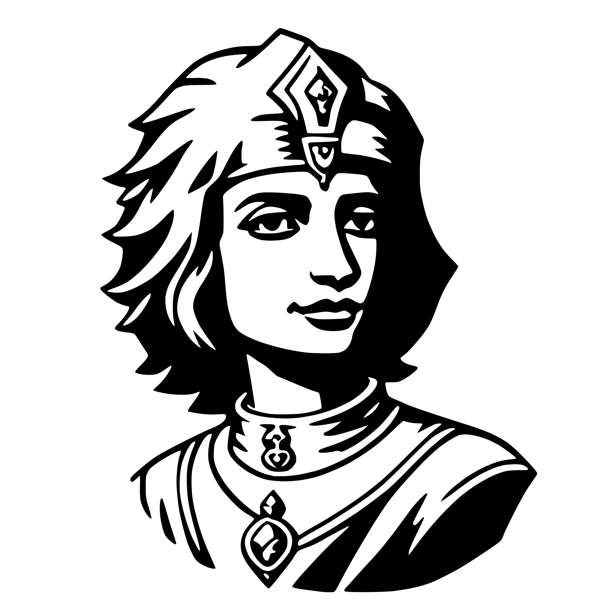 AI-generated SVG of 'indra'