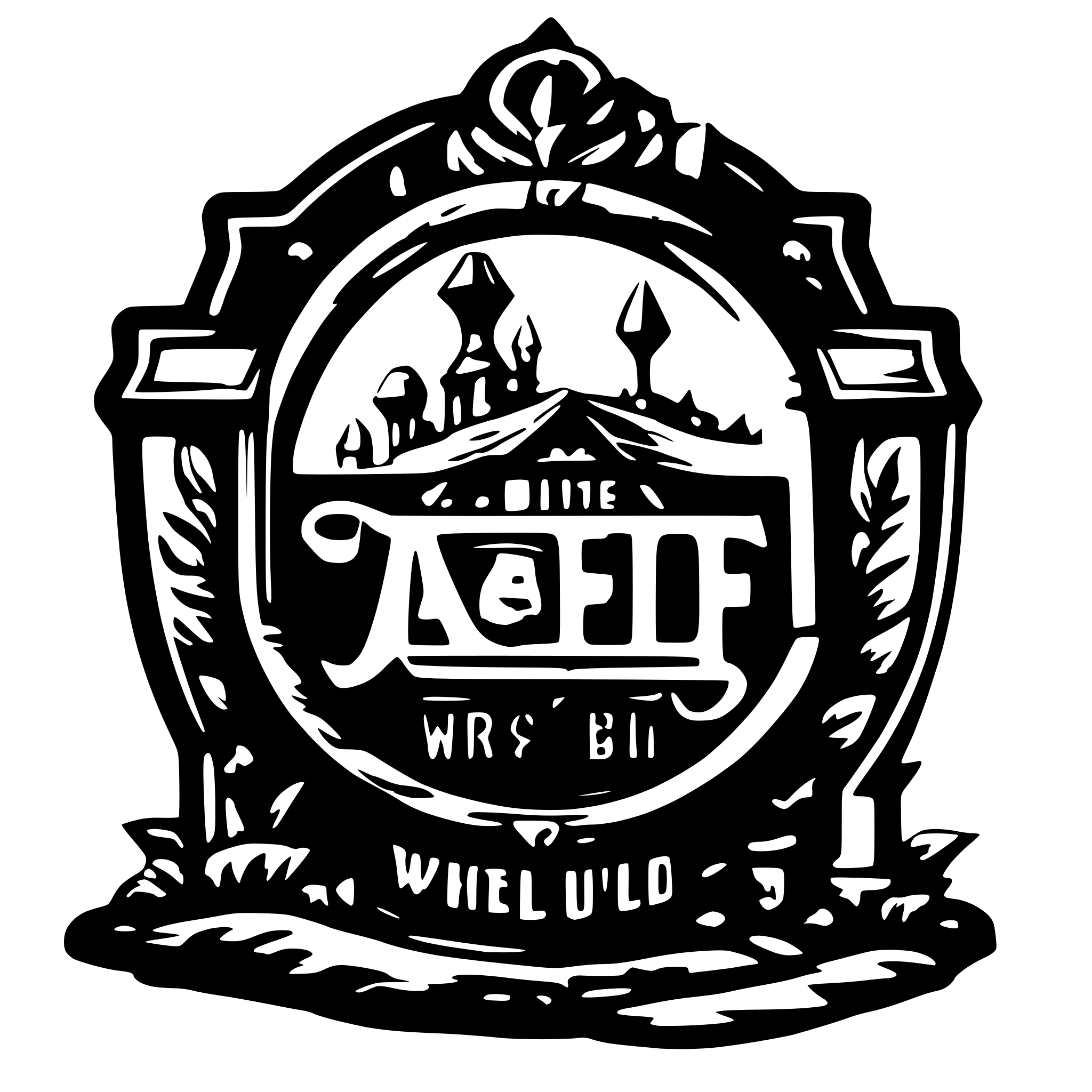 AI-generated SVG of 'traditional pub sign'