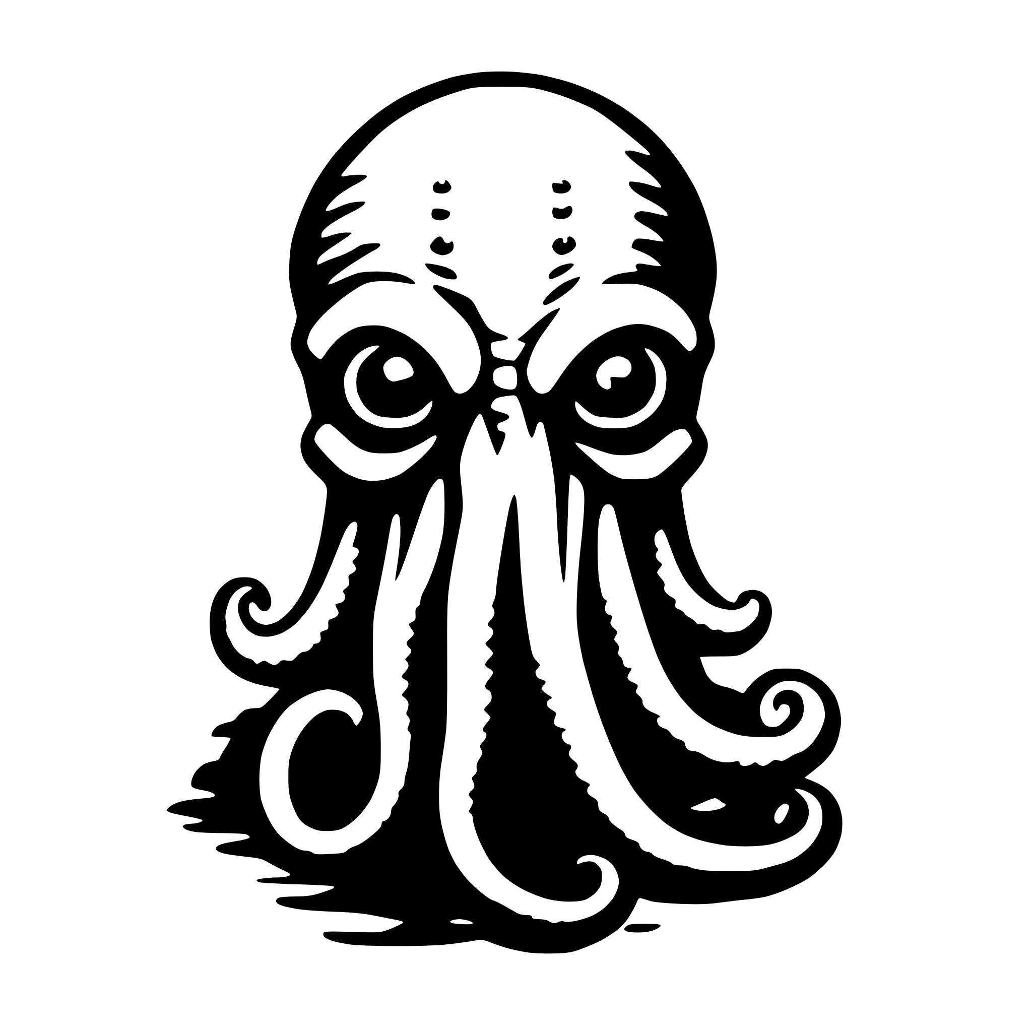 AI-generated SVG of 'cthulhu'