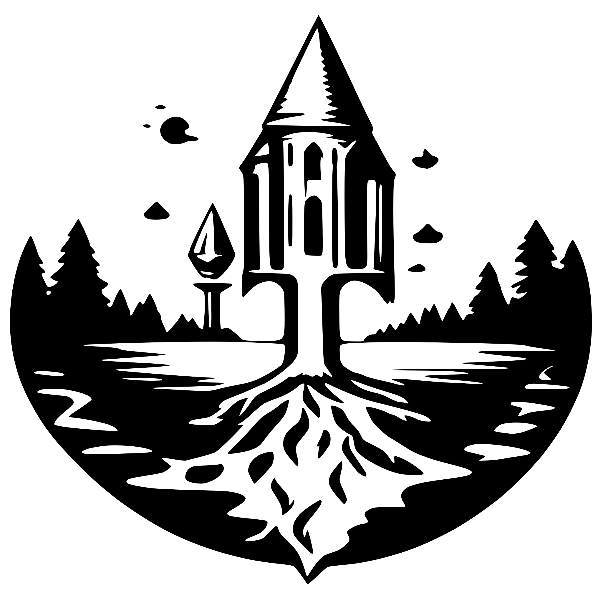 AI-generated SVG of 'As above So Below'