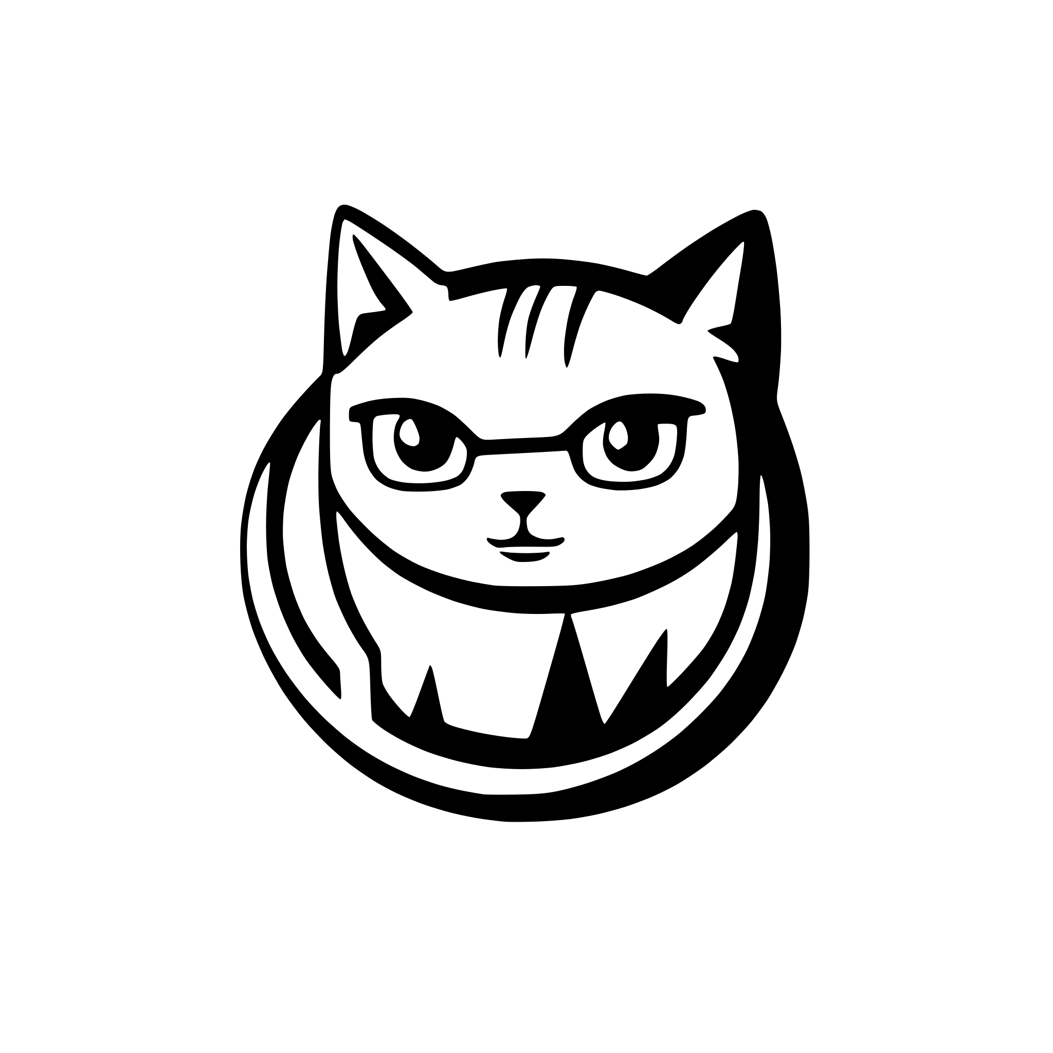 AI-generated SVG of 'cat as programmer nerd'