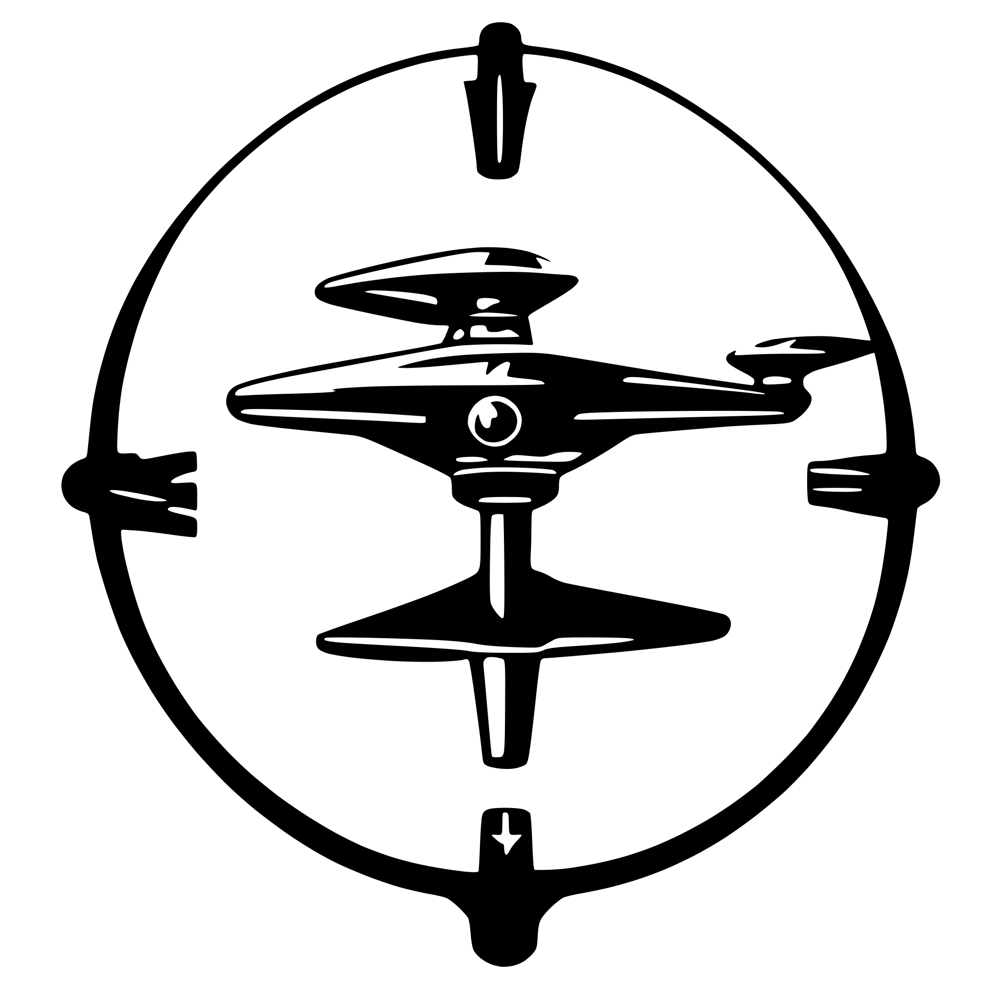 AI-generated SVG of 'drone circular flight path'