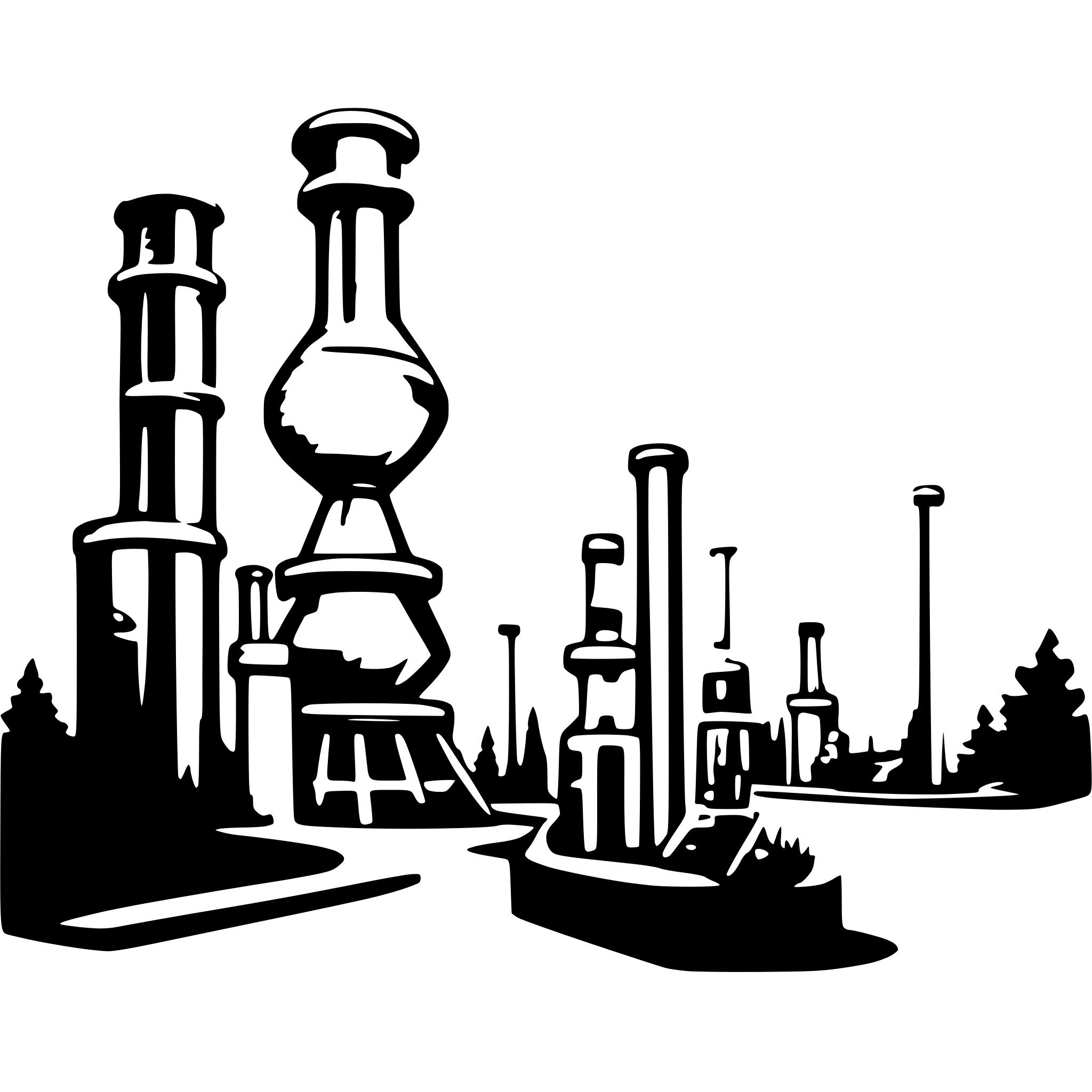 AI-generated SVG of 'chemistry park'