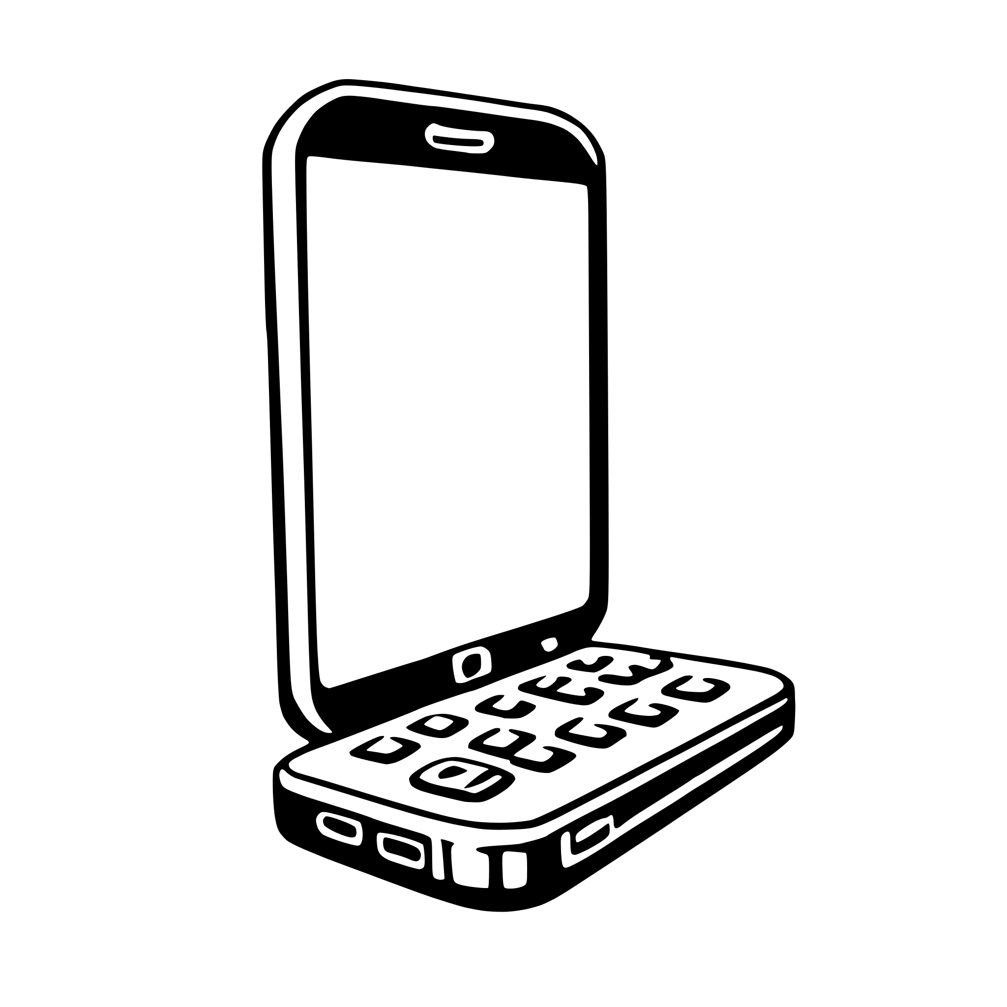 AI-generated SVG of 'smartphone'