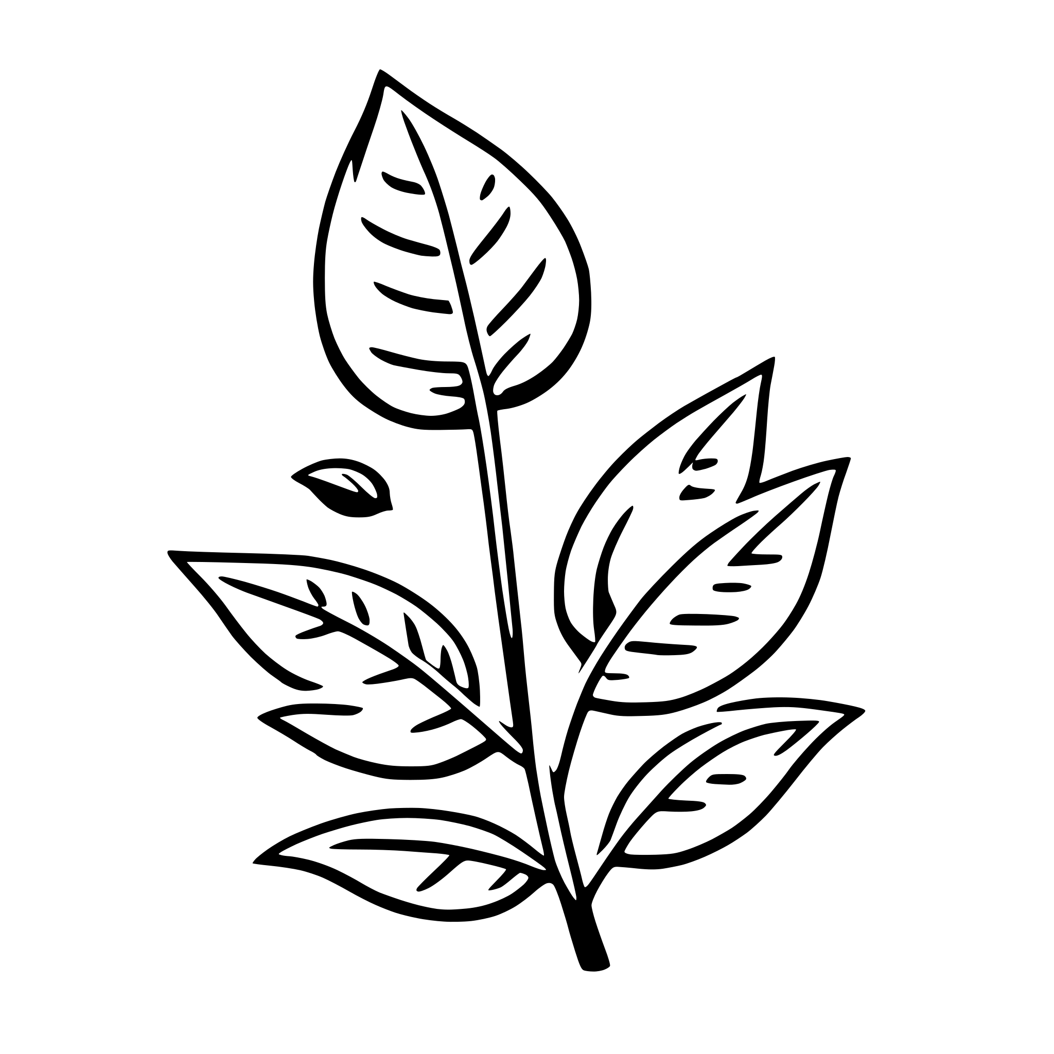 AI-generated SVG of a leaflet
