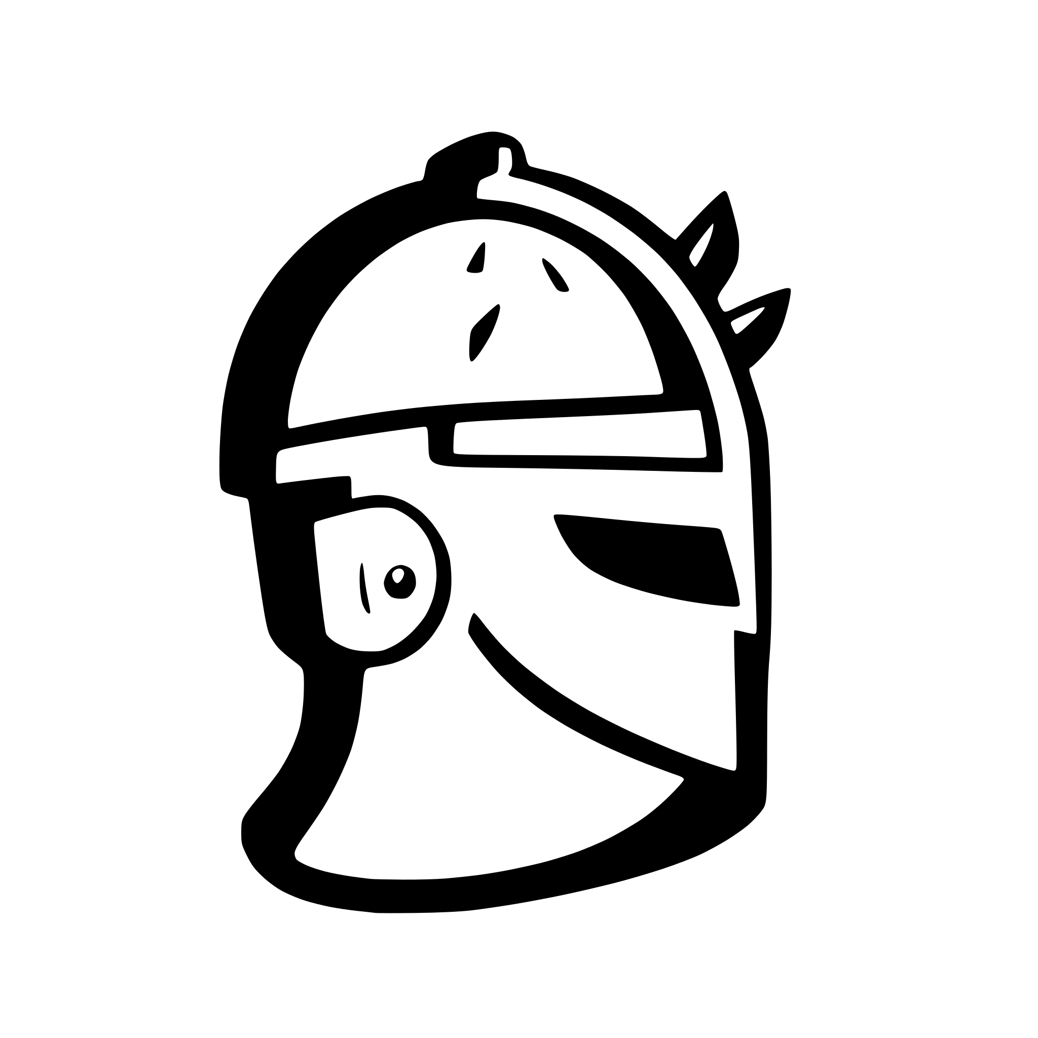 AI-generated SVG of 'gladiator helmet outline'