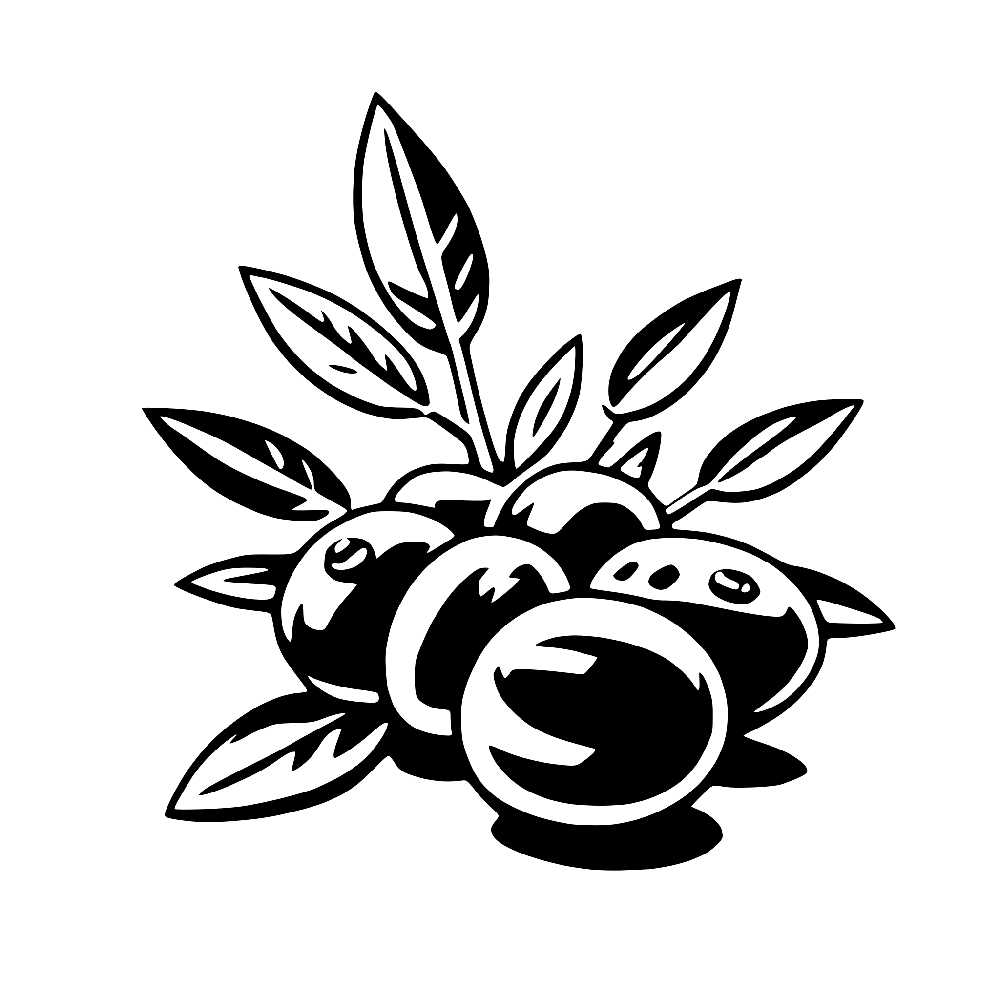 AI-generated SVG of 'olive'