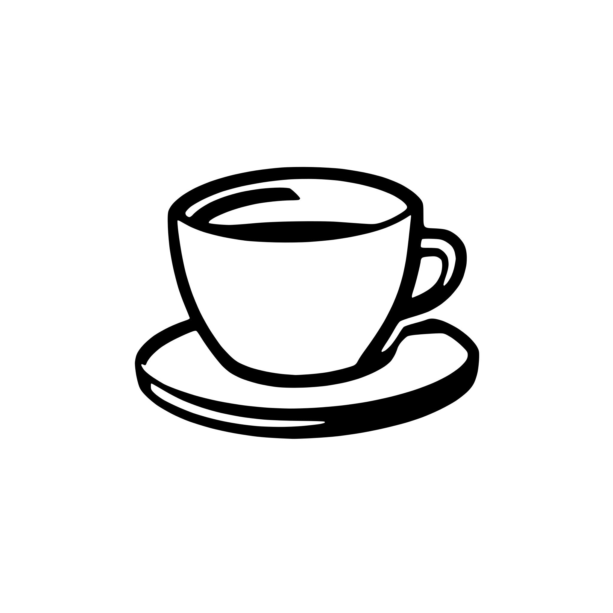 AI-generated SVG of 'outline cup of coffee minimalizme'
