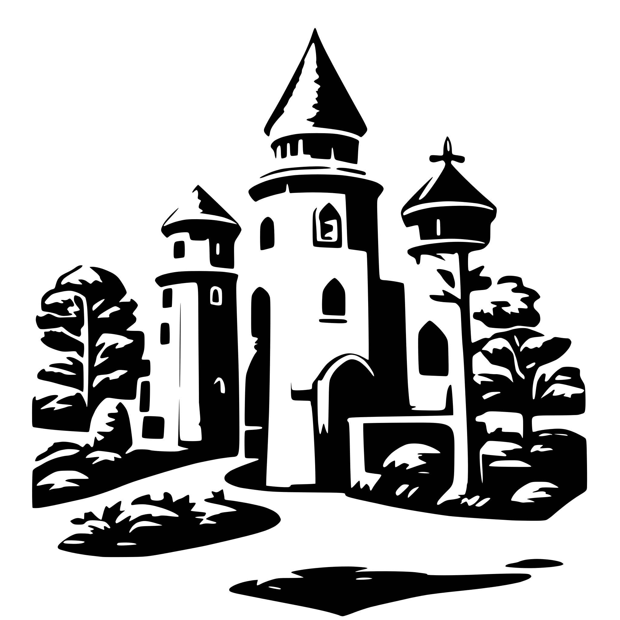 AI-generated SVG of 'BrockenHexe'