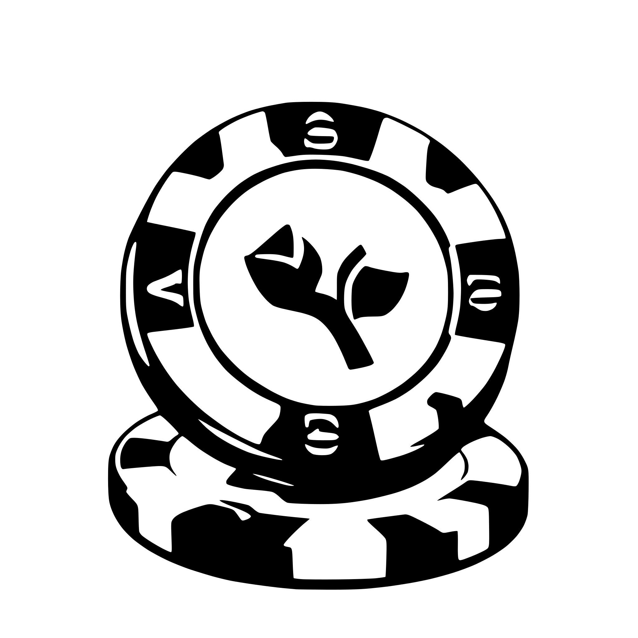 AI-generated SVG of 'casino chip'