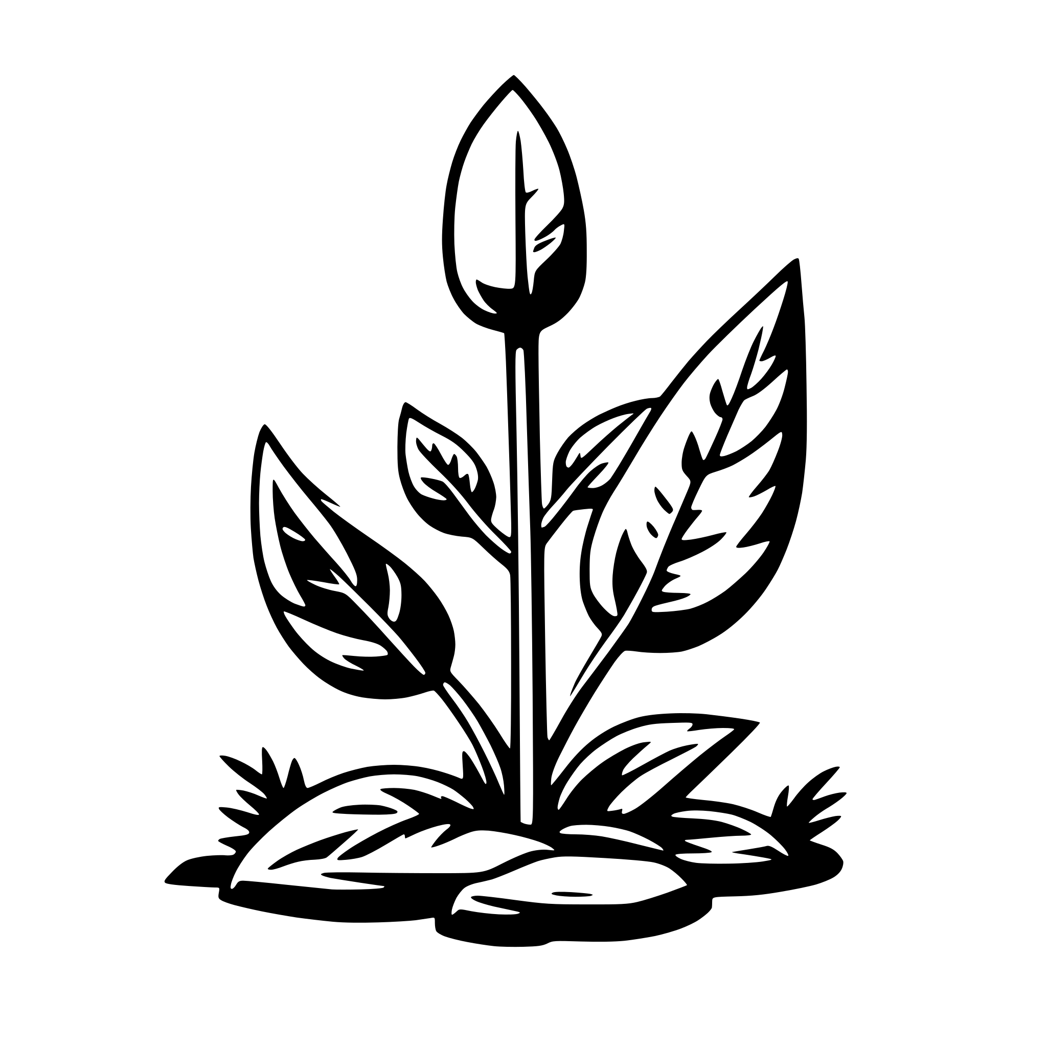 AI-generated SVG of 'nature peace'