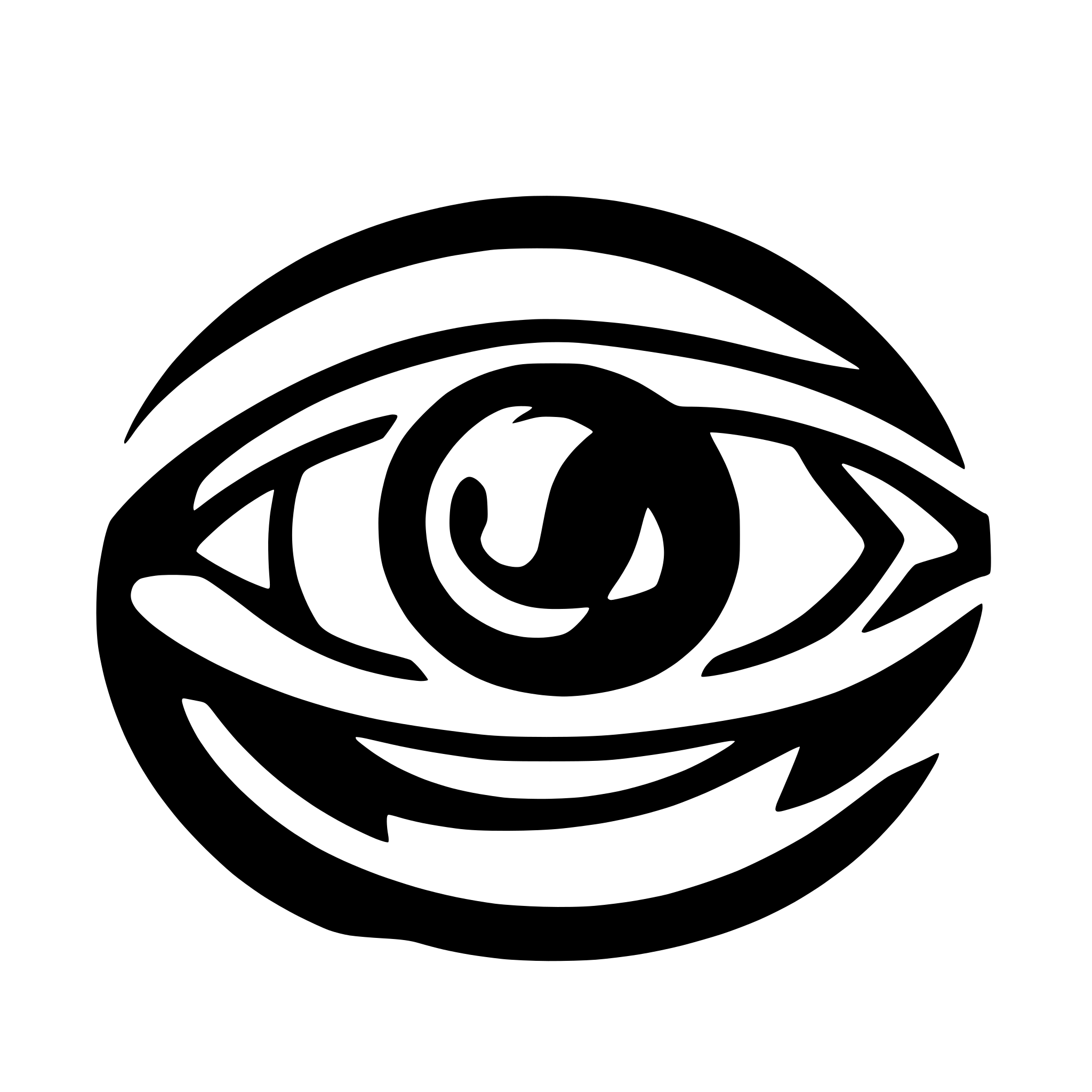 AI-generated SVG of a portal space icon eye tech