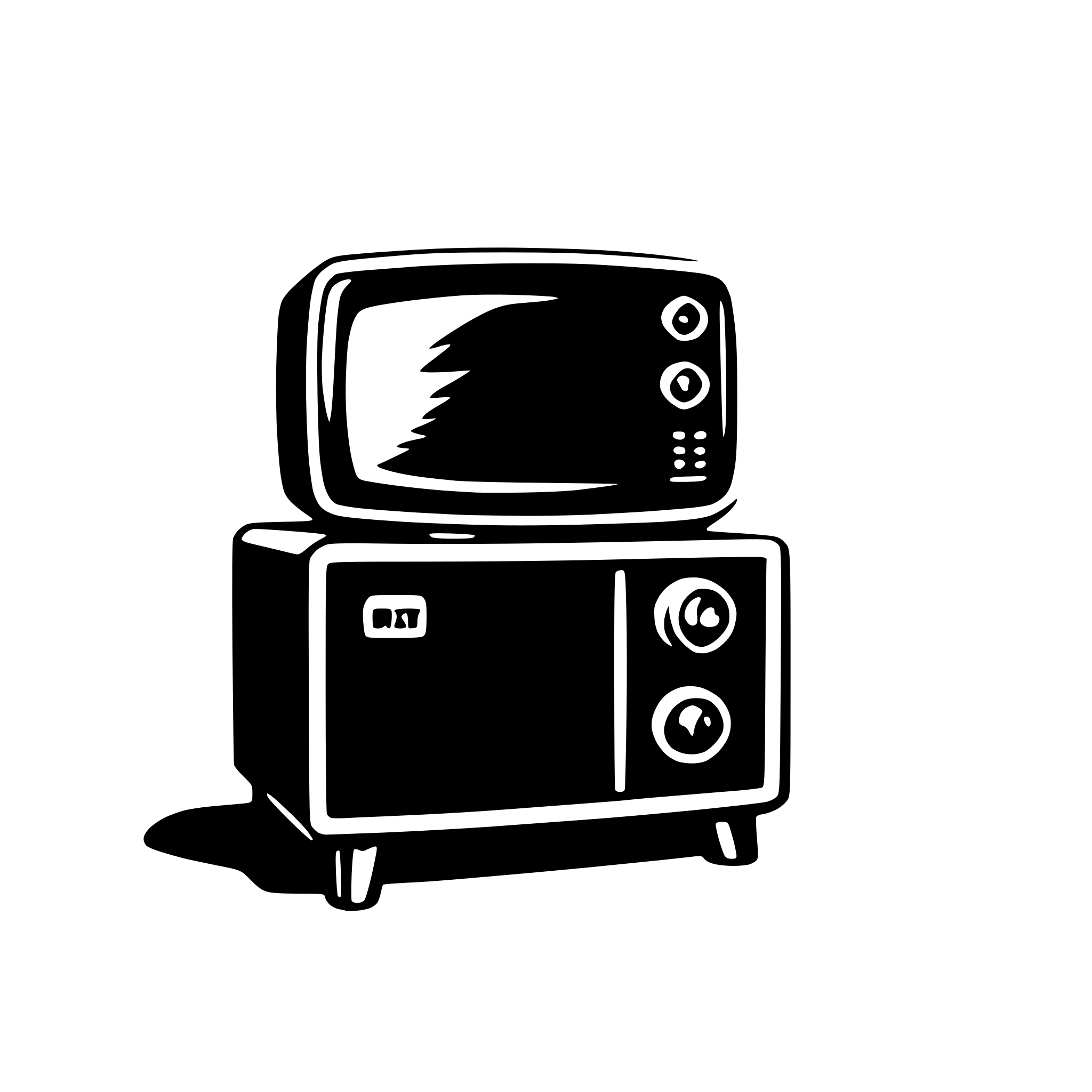 AI-generated SVG of a tv