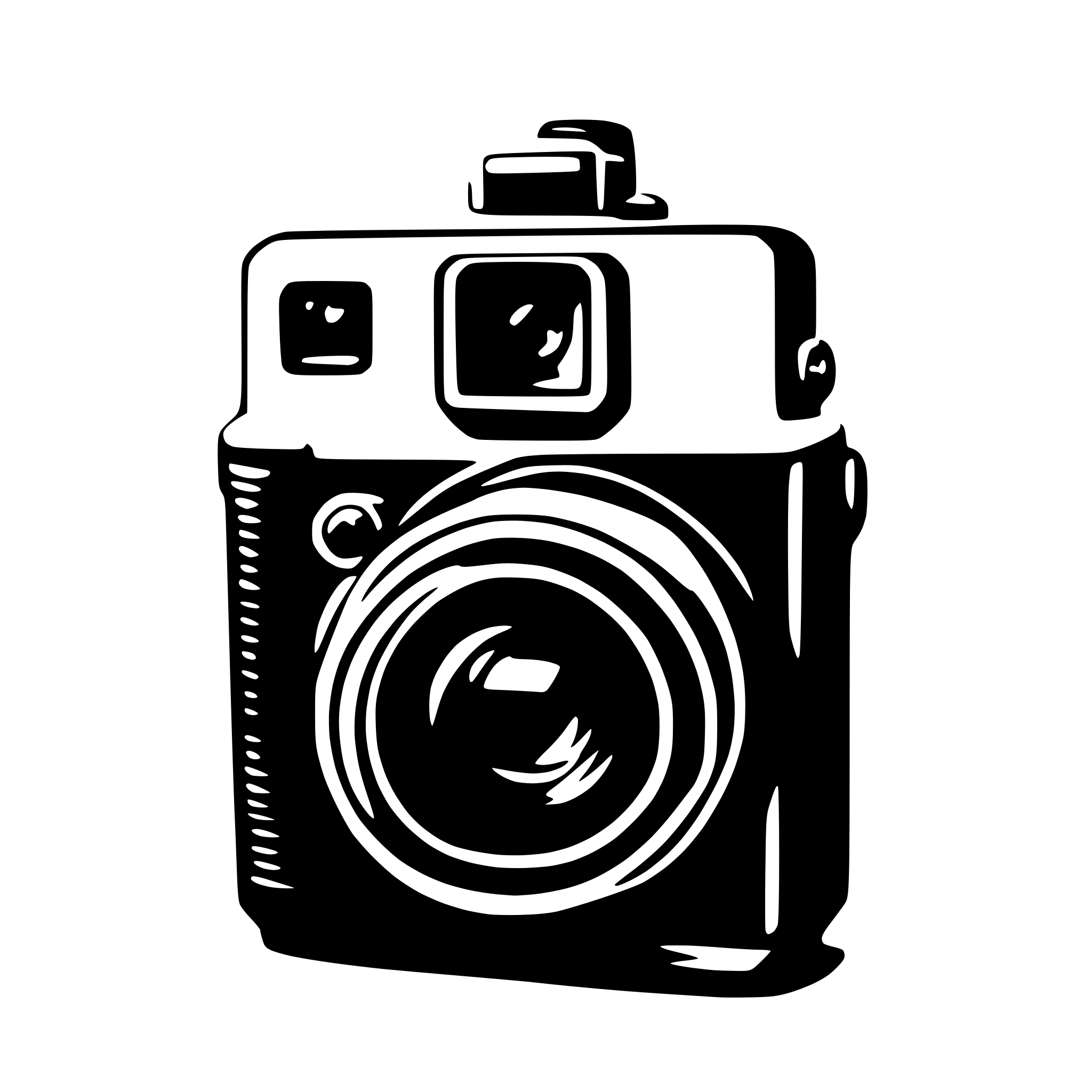 AI-generated SVG of a camera