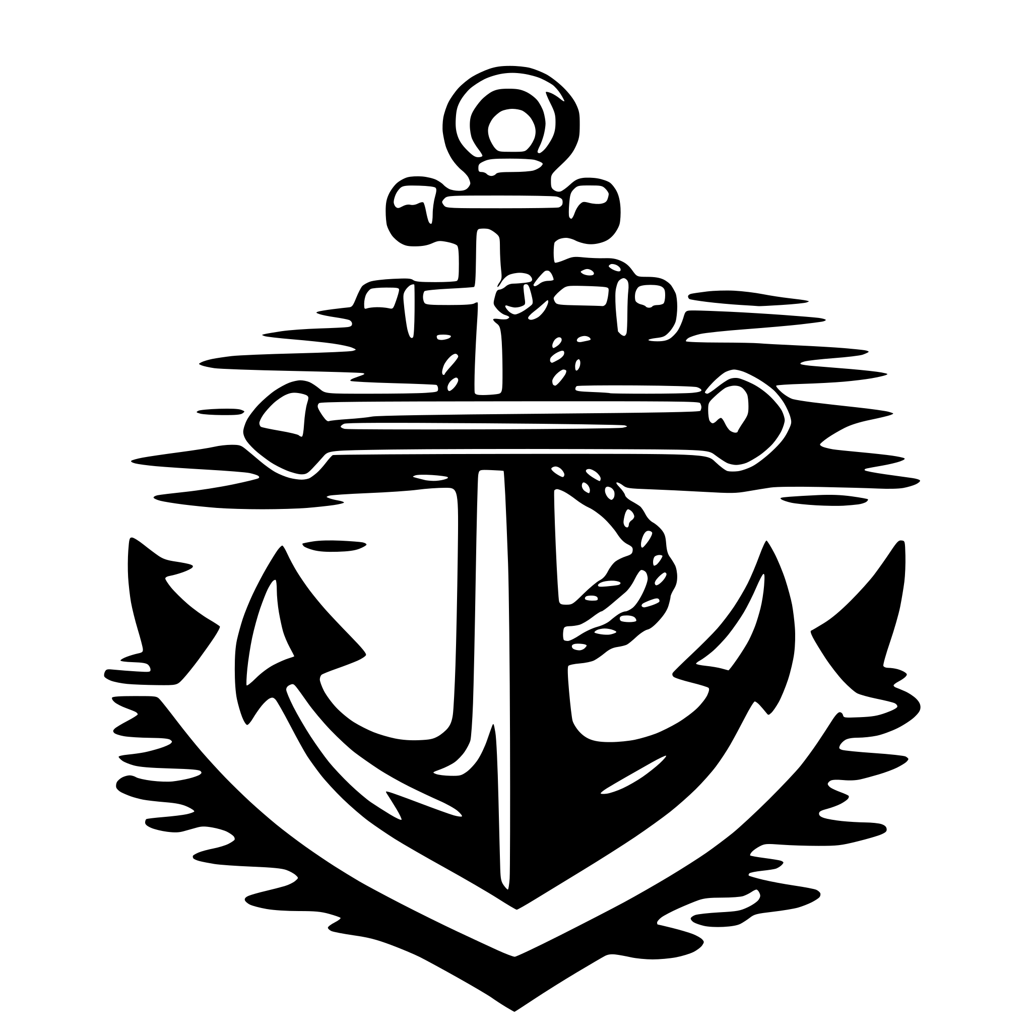 AI-generated SVG of 'create simple svg where one half its anchor and second its key'