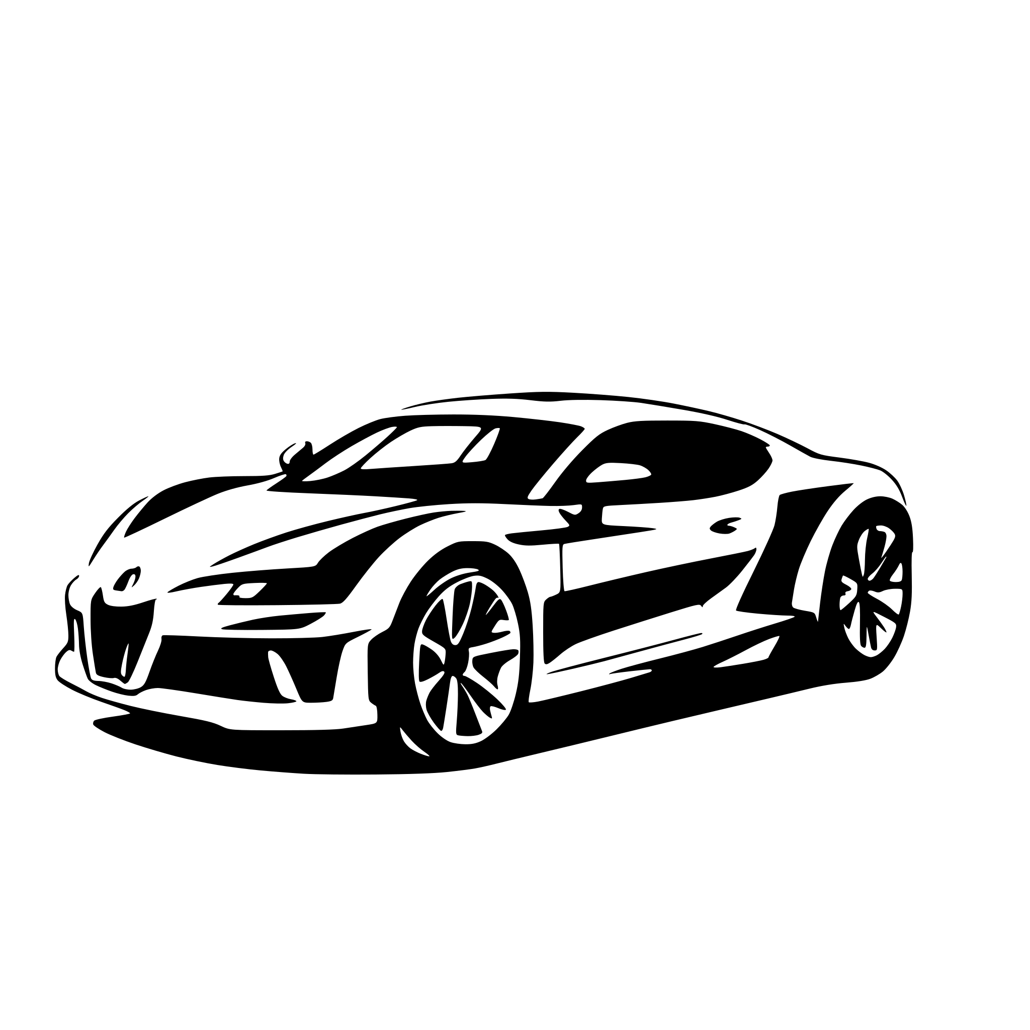 AI-generated SVG of 'Bugatti Chiron Super Sport as a drawing to color in. Without Logos.'