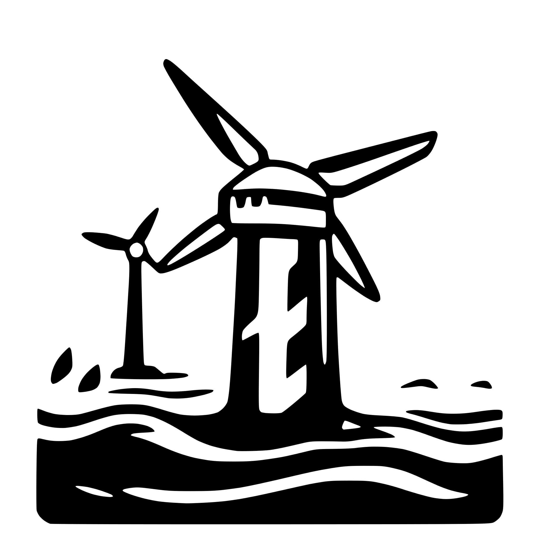 AI-generated SVG of 'offshore wind farm'
