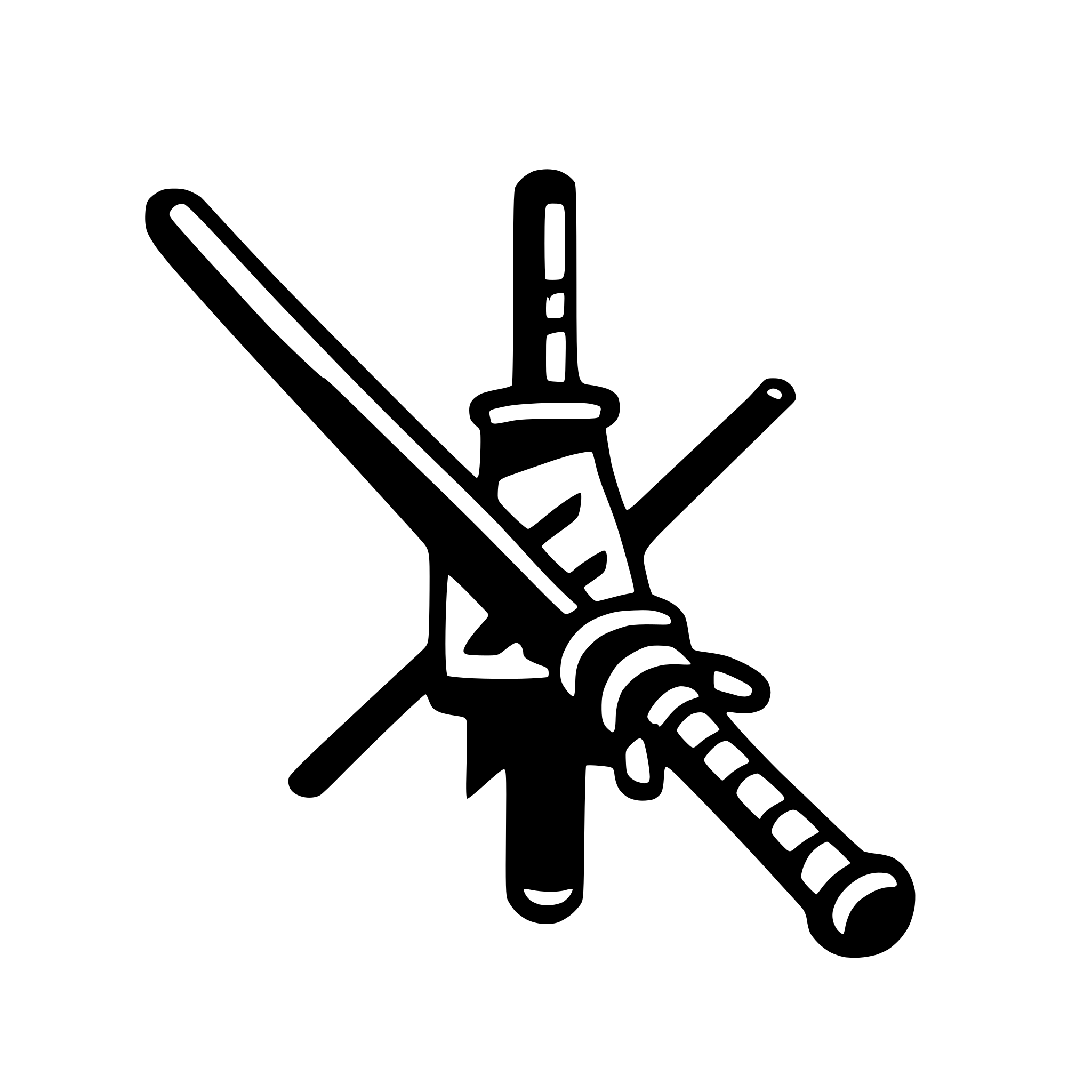 AI-generated SVG of a icon of samurai katana for RPG japanese game
