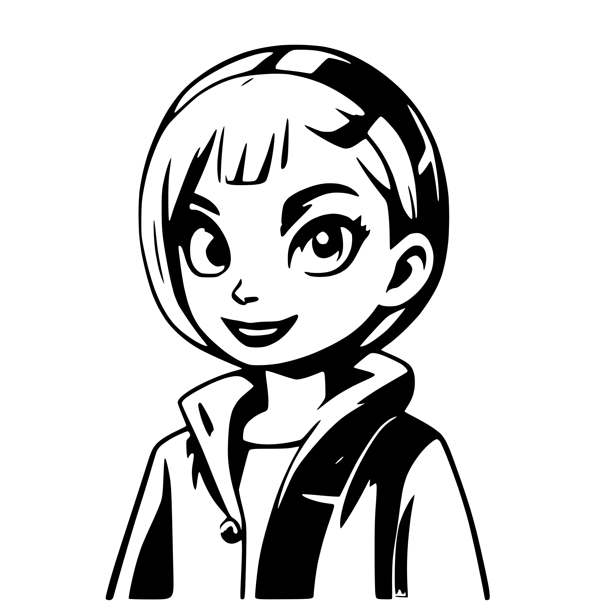 AI-generated SVG of a webcamera front view