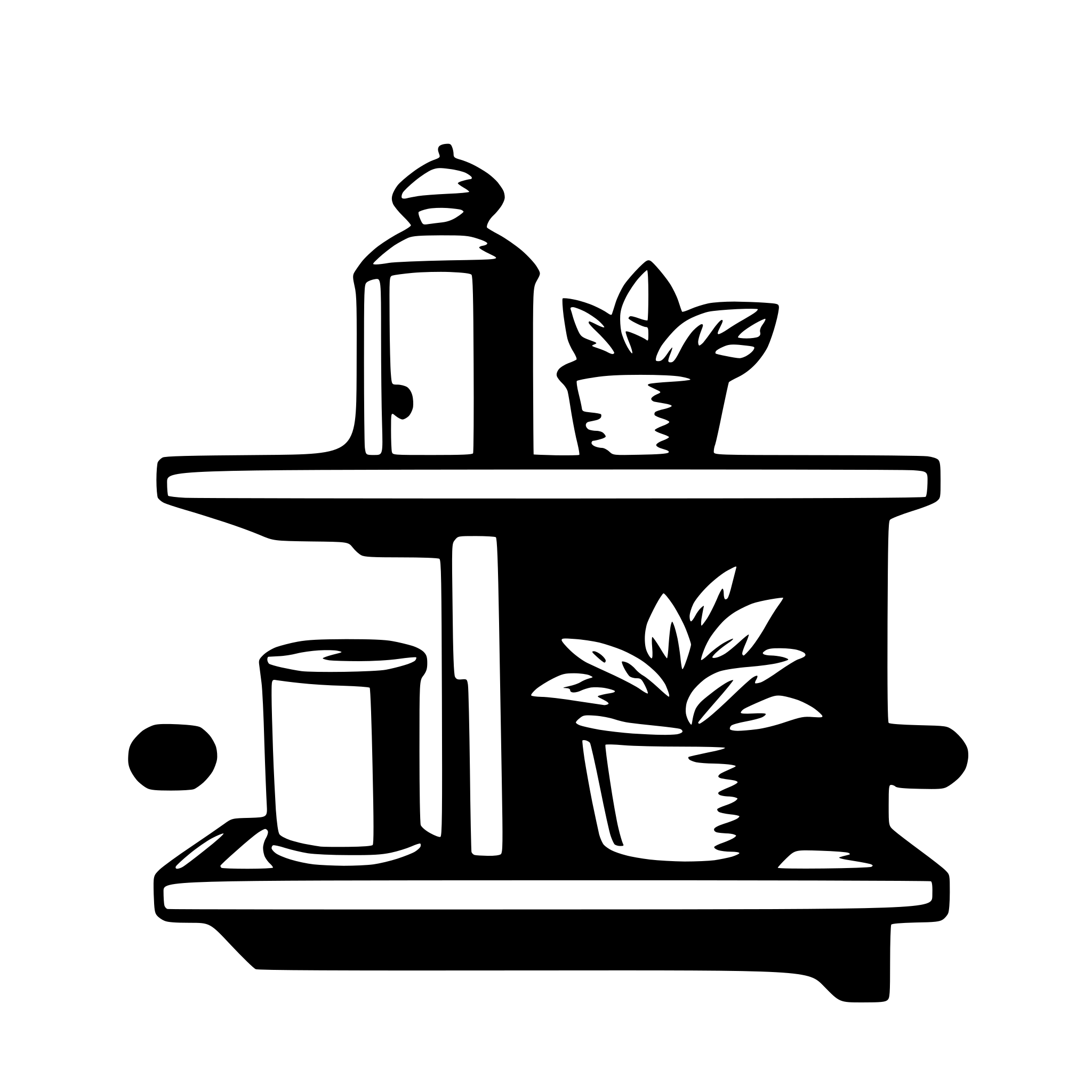 AI-generated SVG of 'shelf'