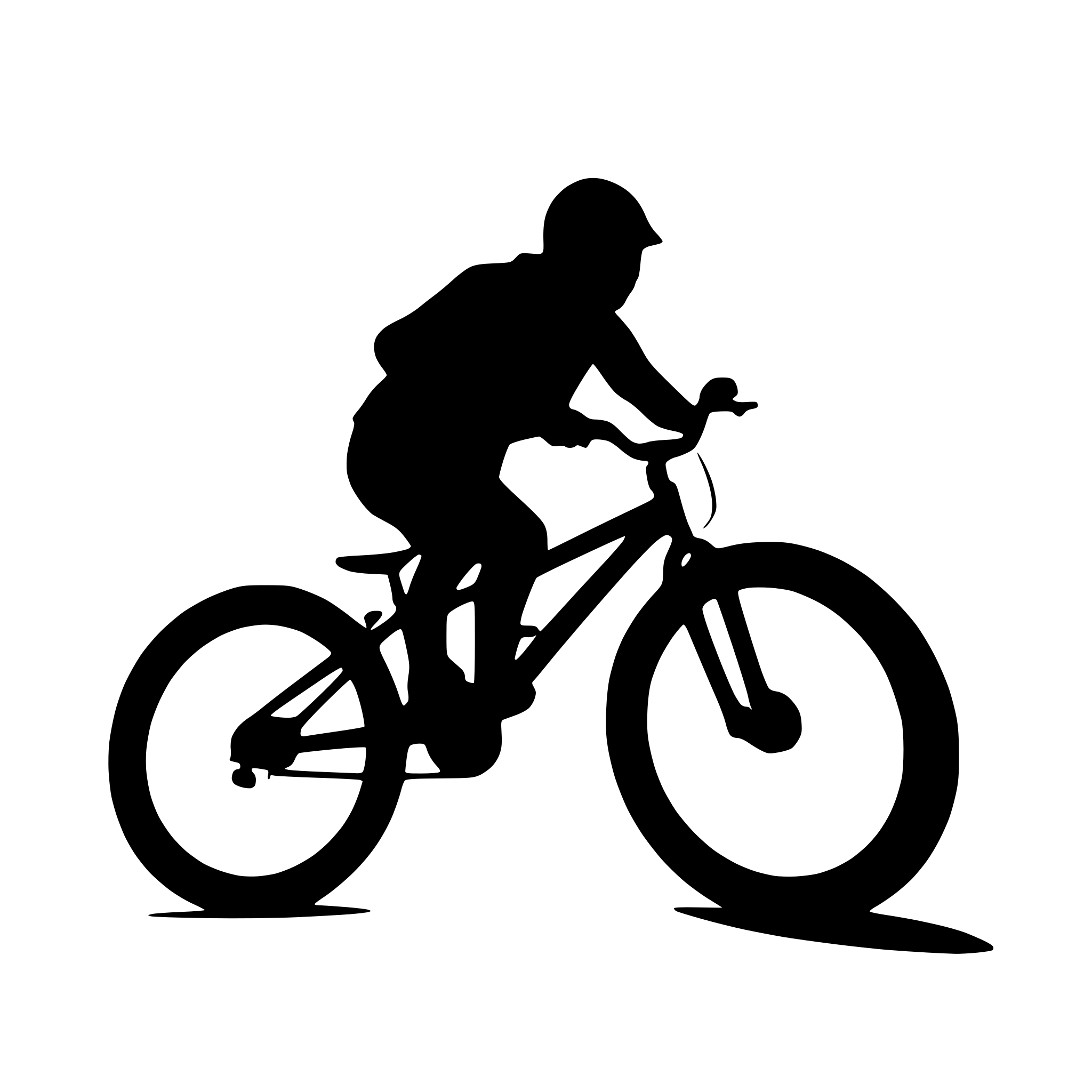 AI-generated SVG of 'mountainbike distortion'
