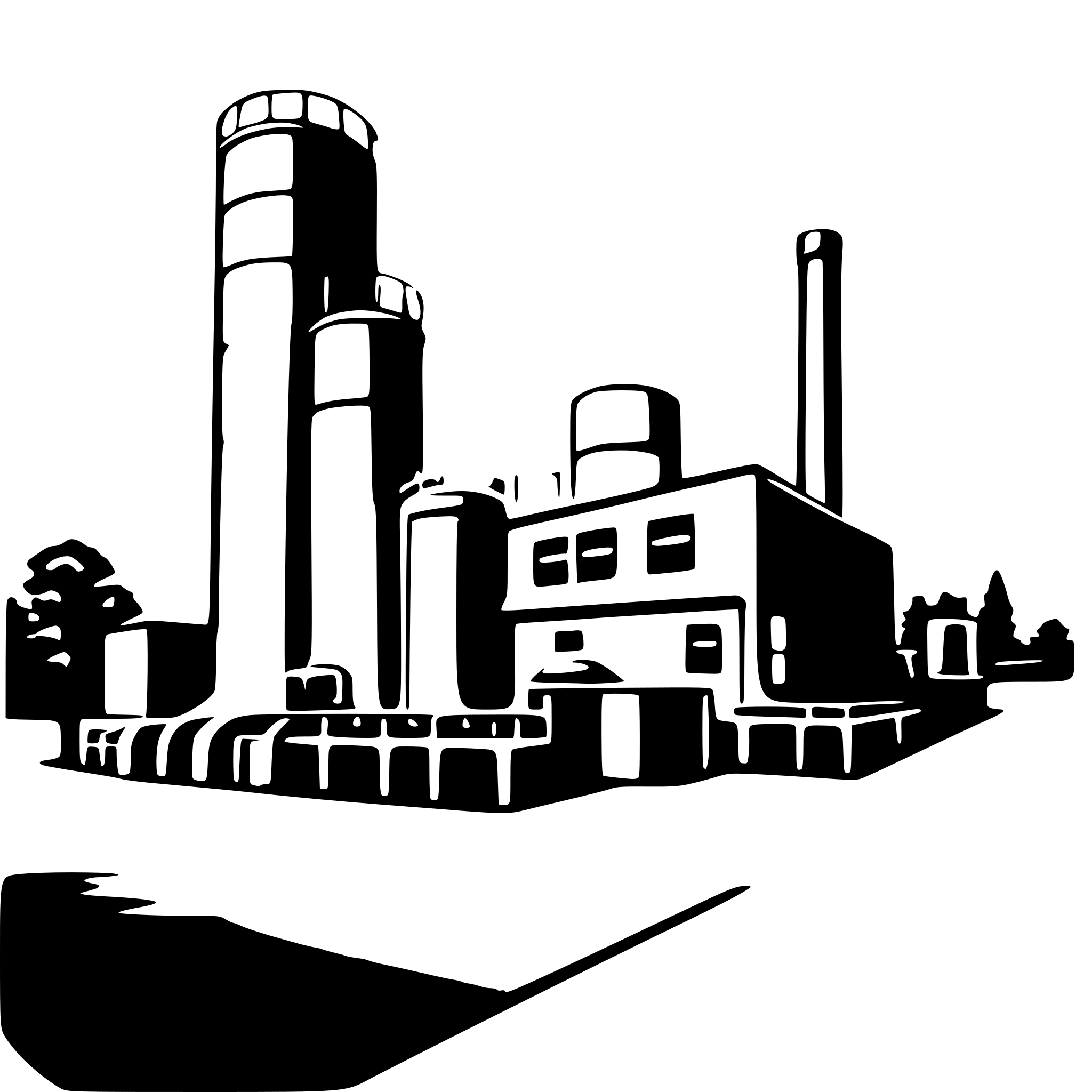 AI-generated SVG of 'industria com vista isométrica'