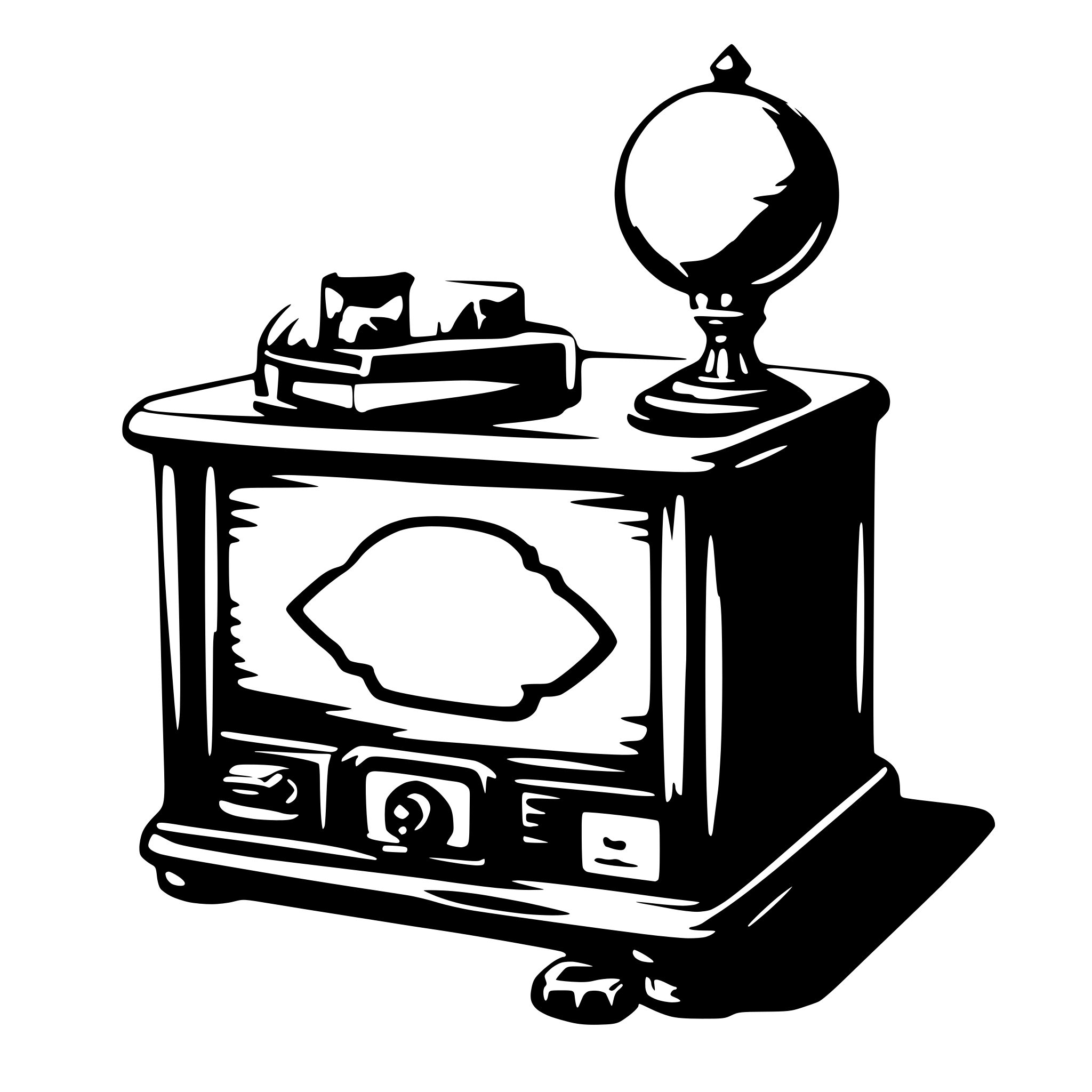 AI-generated SVG of 'vintage items'