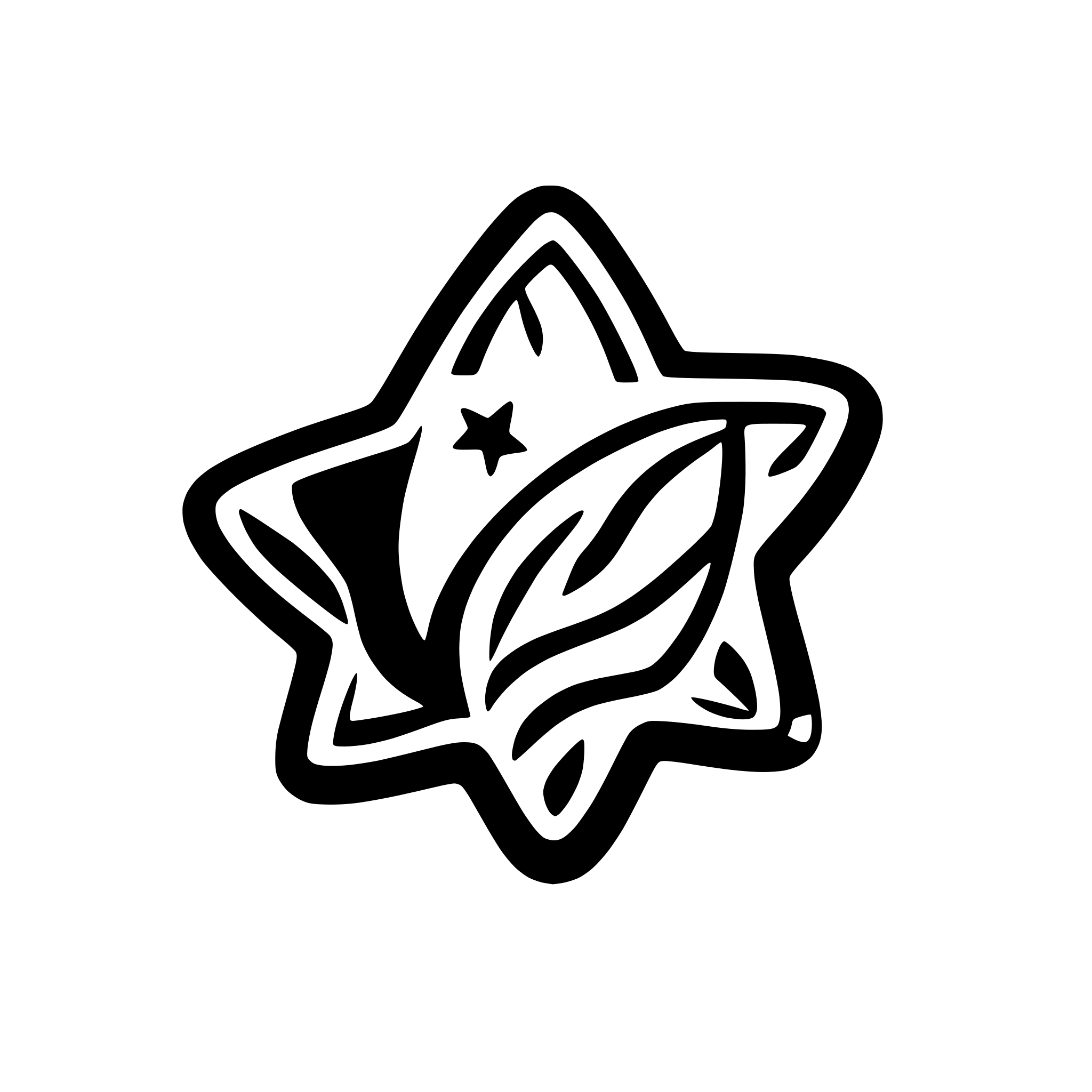 AI-generated SVG of a star